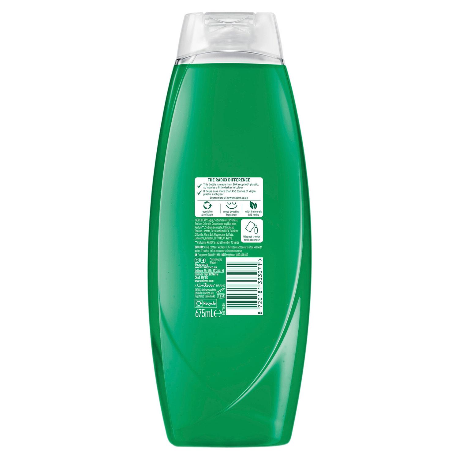 Gel de ducha terapia mineral Radox con nueva fragancia estimulante del estado de ánimo 675 ml, paquete de 3 - Imagen 34 de 45