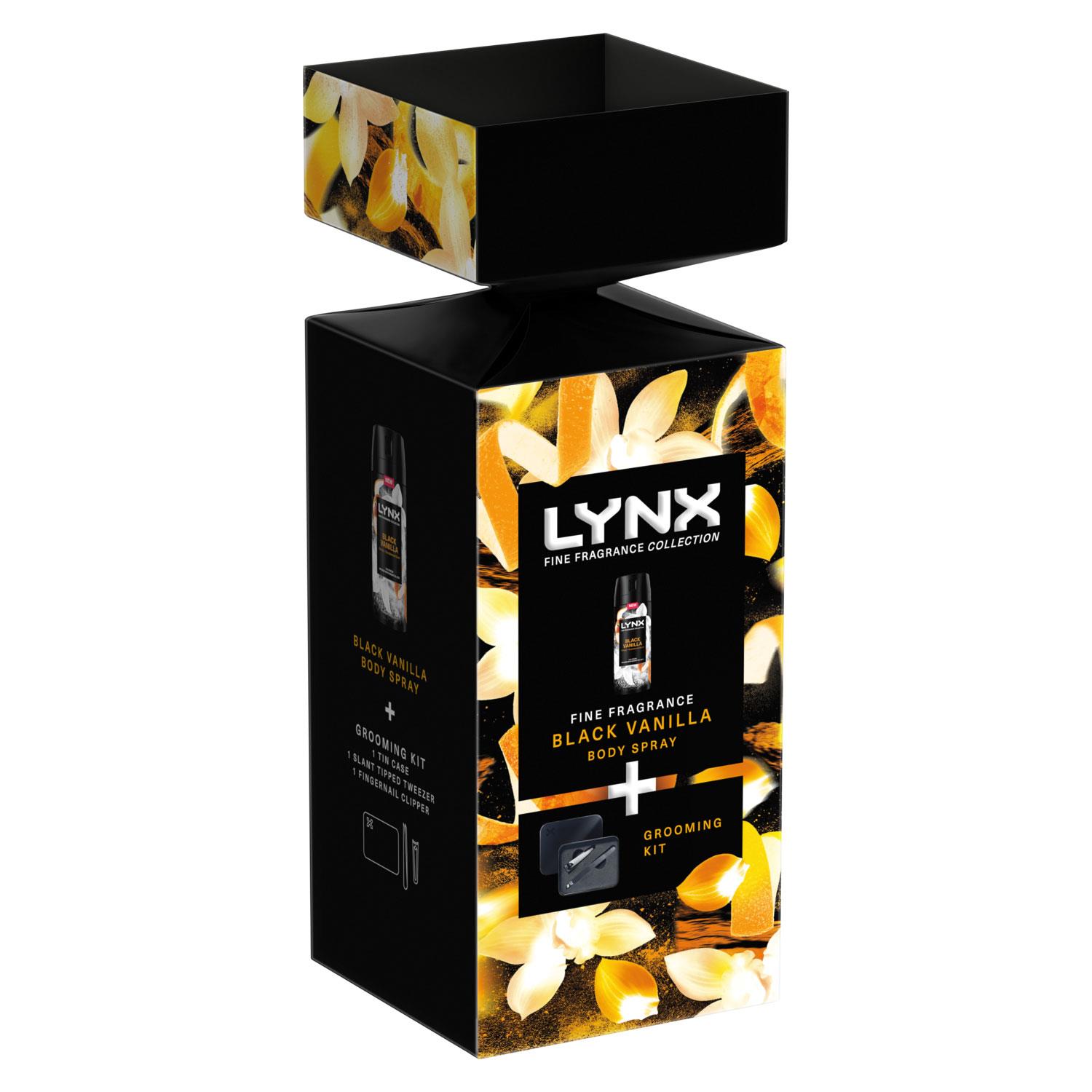 Lynx Fine Fragrance Black Vanilla Body Spray Gift Set for Him with Grooming Kit - Bild 35 von 36