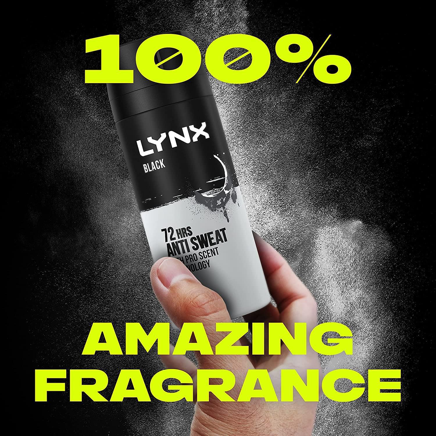 Lynx 72H Anti Sweat Body Spray Africa/Gold/Black/Dark Temptation, 3x or 6x 150ml - Picture 33 of 49
