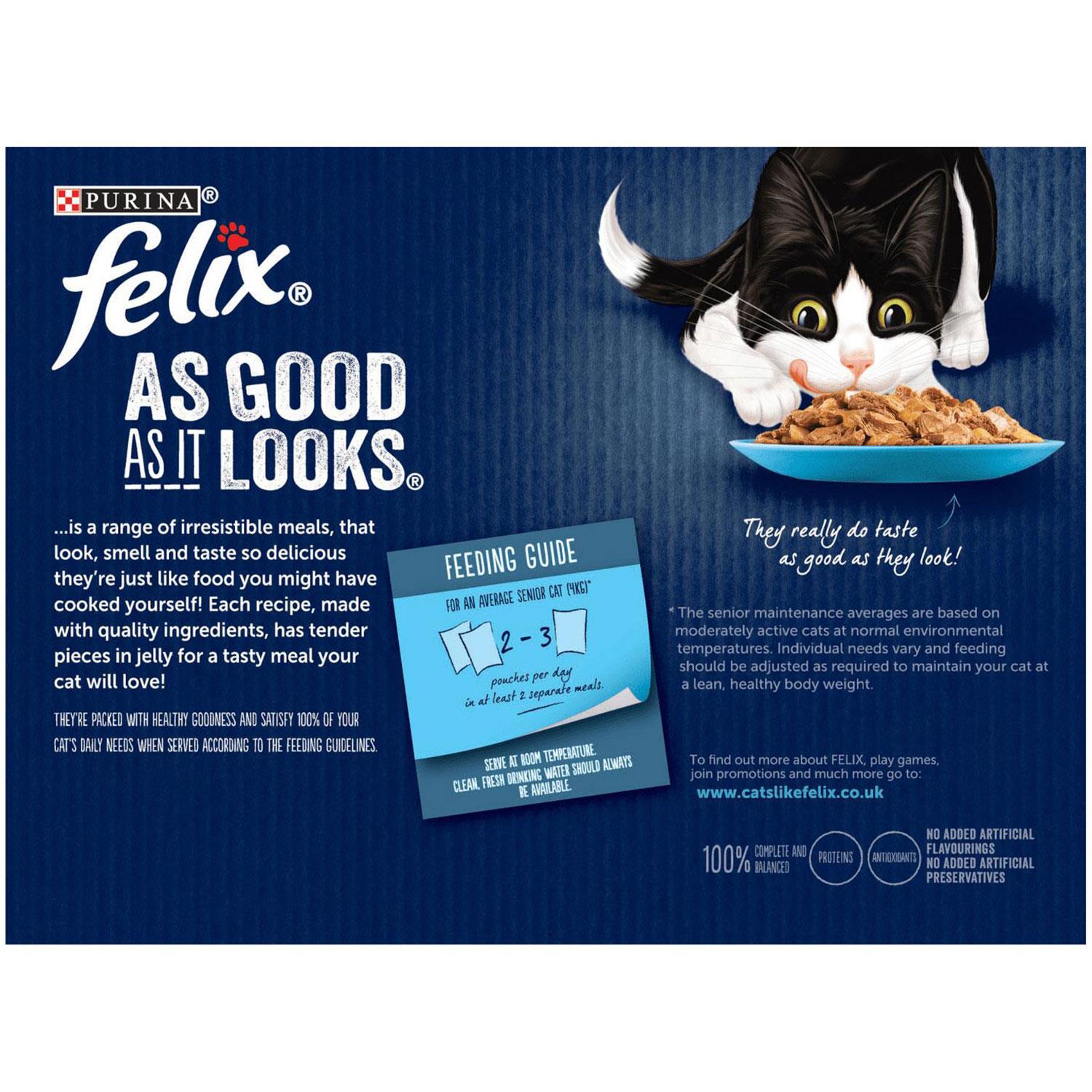 Felix mokra karma dla kotów tak dobra, jak wygląda Mieszaj ryby w galaretce - opakowania zbiorcze - Zdjęcie 11 z 28