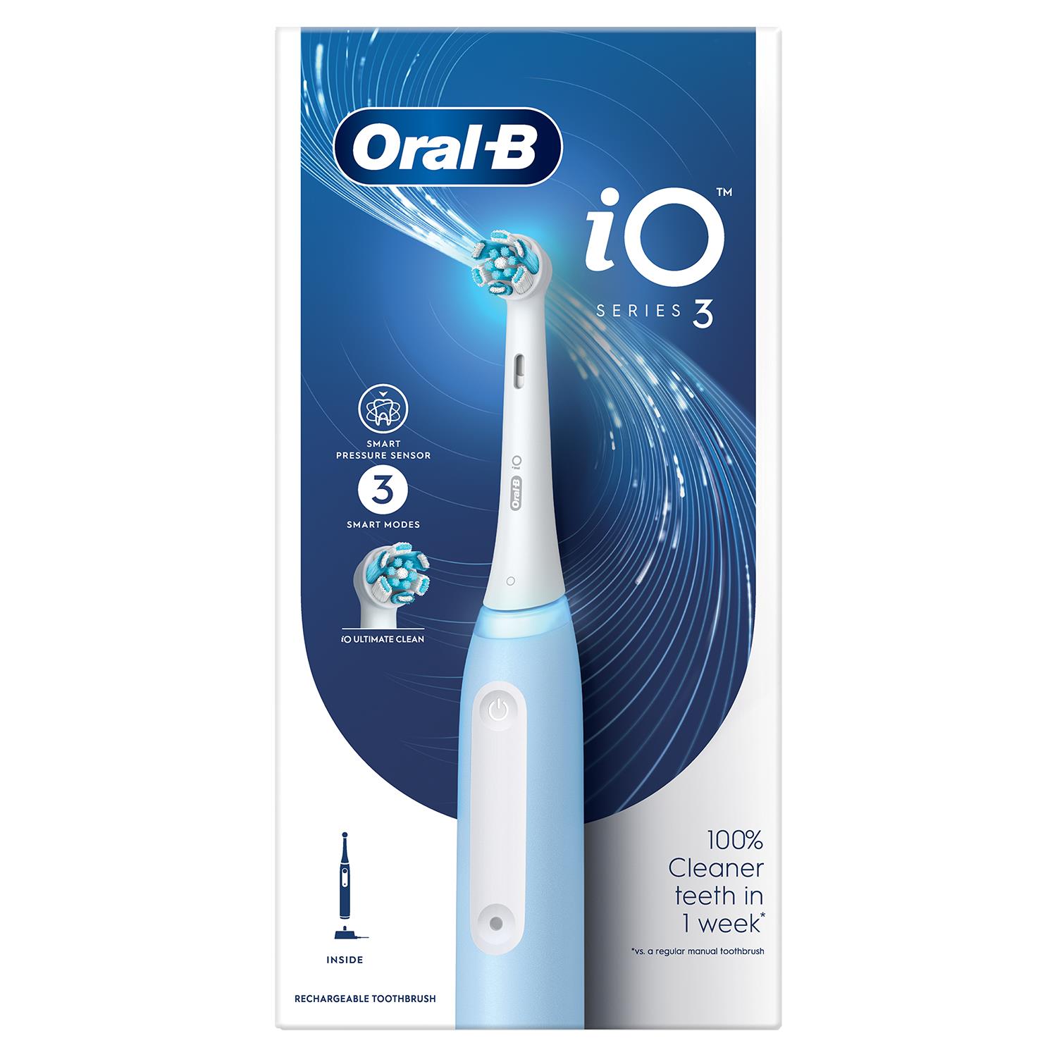 Oral-B iO3 Elektrische Wiederaufladbare Zahnbürste mit 3 Reinigungsmodi - Bild 27 von 36