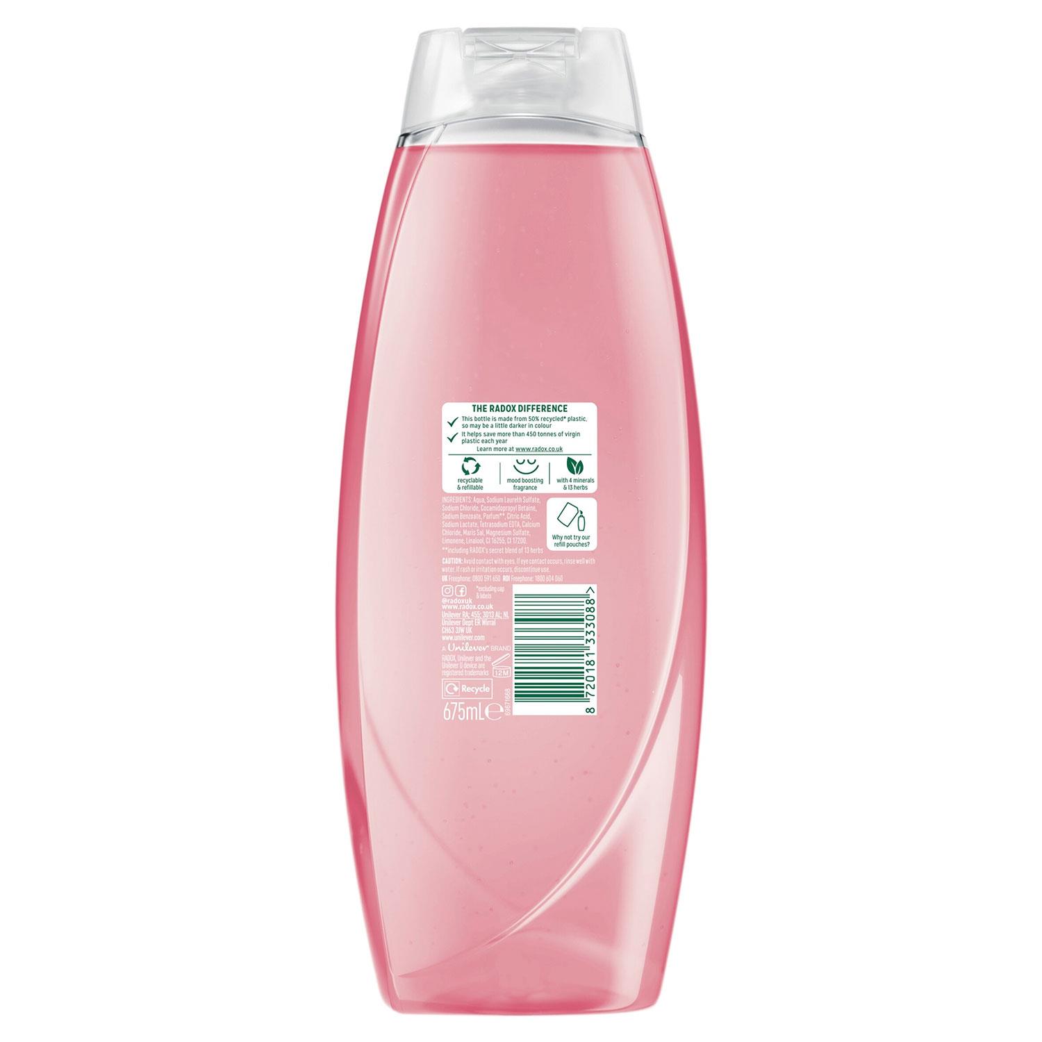 Gel de ducha terapia mineral Radox con nueva fragancia estimulante del estado de ánimo 675 ml, paquete de 3 - Imagen 43 de 45