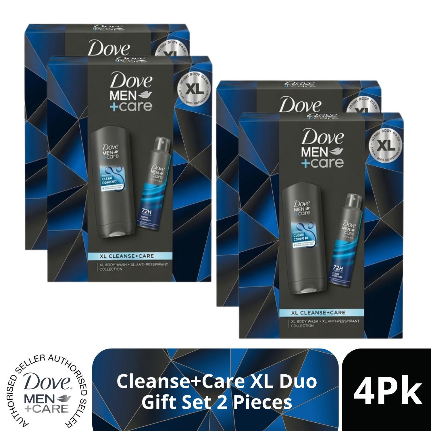 Dove Men+Care Cleanse+Care XL Duo Gift Set 2 piece, Choose your pack 1,2,3 or 4 - Image 2