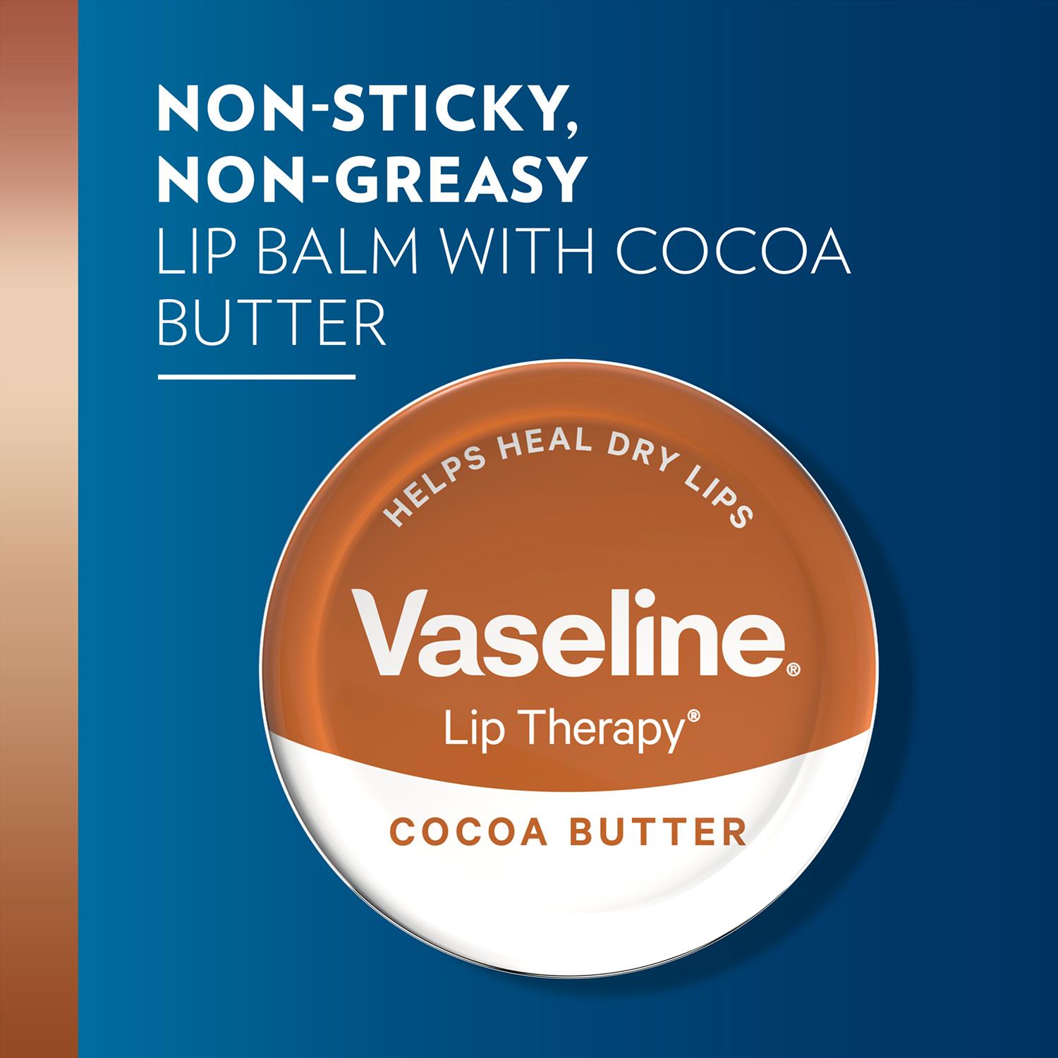 Vaseline Lip Therapy Petroleum Jelly, Rosy Lips/Aloe Vera/Original/Cocoa, 20gm - Picture 21 of 91