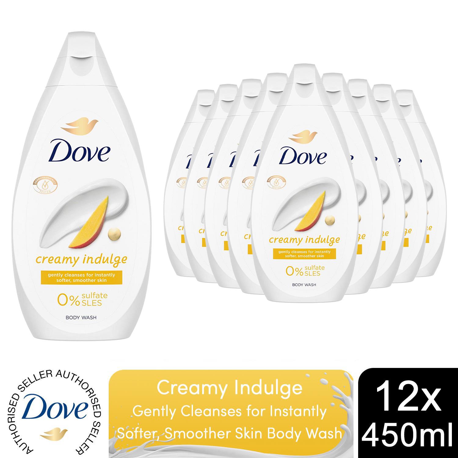 Dove Body Wash Moisturising Cream Caring/Pampering/Soothing 3x, 6x or 12x, 450ml - Picture 160 of 219