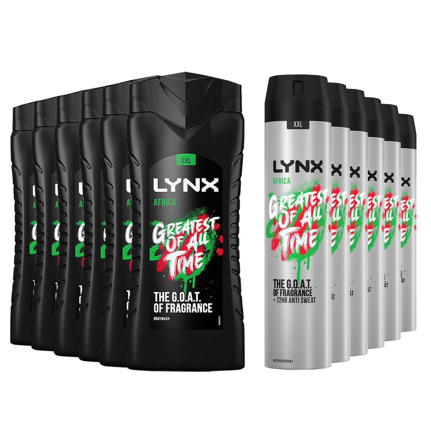 Lynx 12H Erfrischendes Duschgel 500 ml & 72H Fresh Antitranspirant 250ml, je 6x - Bild 16 von 46