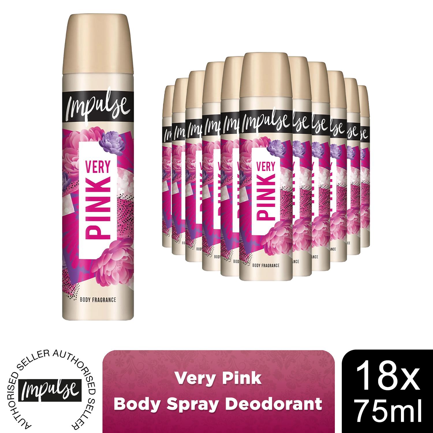 Impulse Body Spray Deodorant with Blend of Natural Scents 75ml, Multi-Packs - Picture 160 of 177