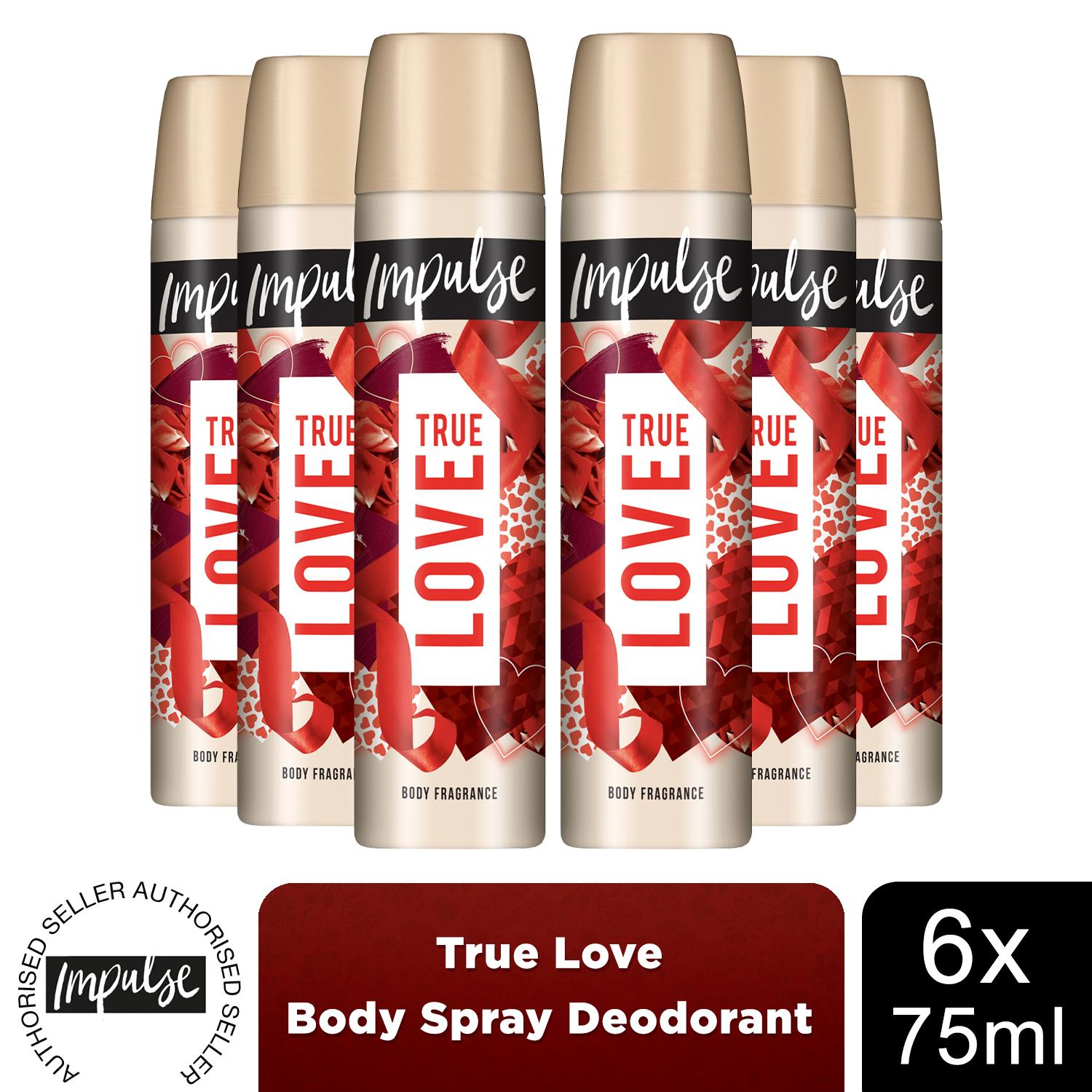 Impulse Body Spray Deodorant with Blend of Natural Scents 75ml, Multi-Packs - Picture 49 of 177