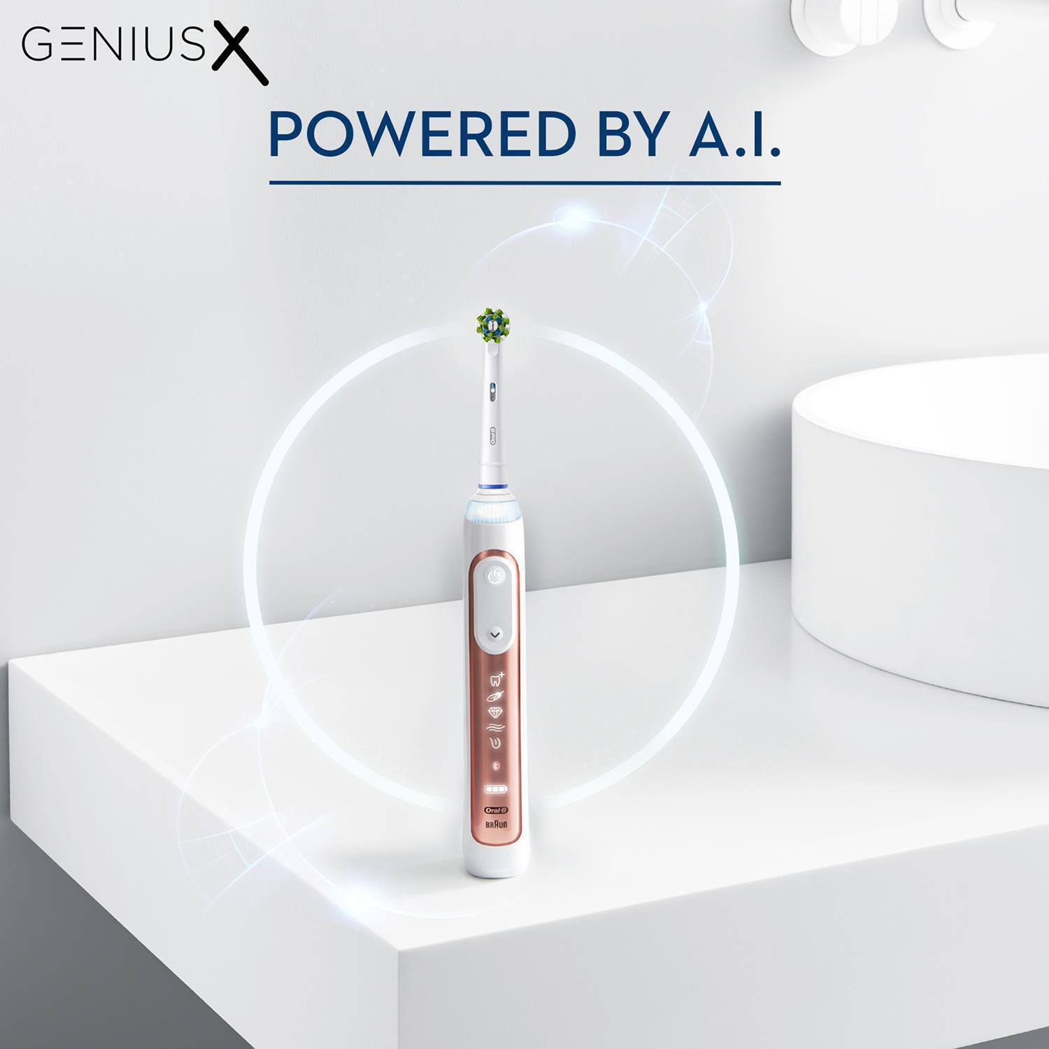 Oral-B GeniusX Wiederaufladbare Elektrische Zahnbürste mit Nachfüllköpfen & Reiseetui - Bild 40 von 62
