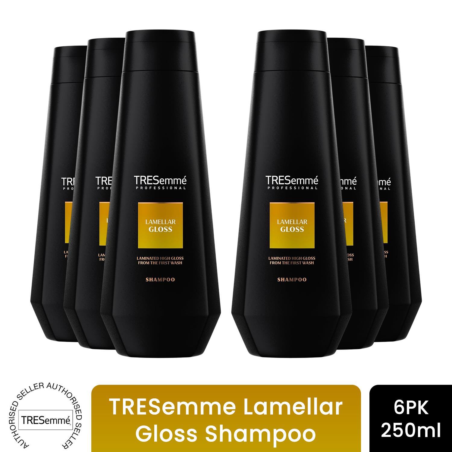 TRESemmé Lamellar Gloss Salon-Grade Shampoo, 250 ml | High-gloss from first wash, preps hair fibre for smoothness, luminous shine, salon-grade cleansing formula for gloss - Image 4