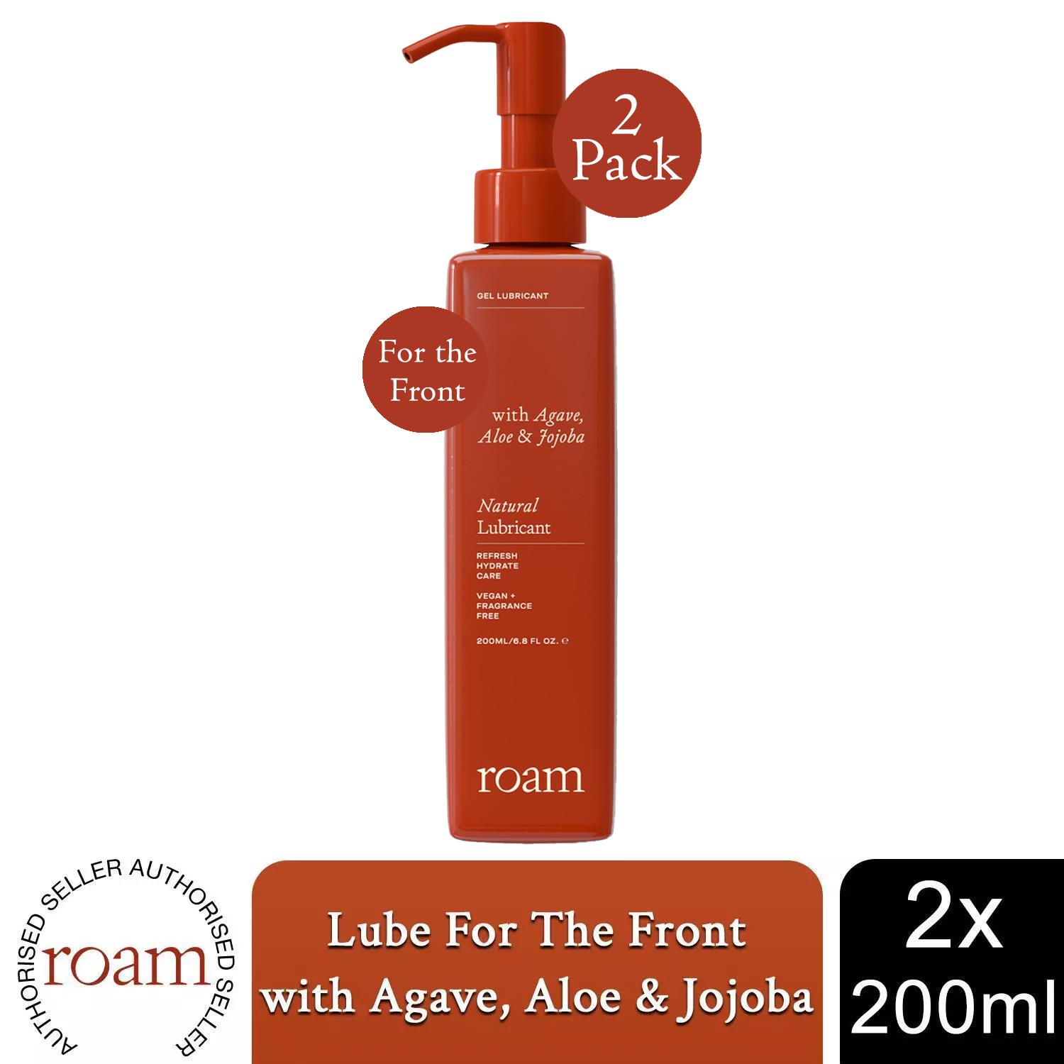 2x Roam Front / Back Water Based Lube for Intense Sex 100% Natural & Vegan 200ml - Picture 22 of 33
