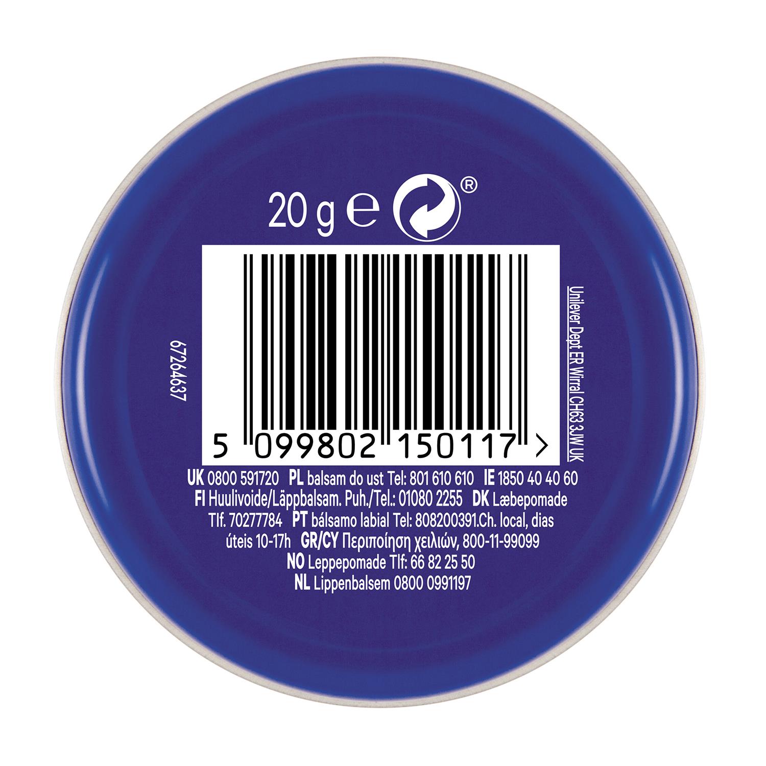 Vaseline Lip Therapy Petroleum Jelly, Rosy Lips/Aloe Vera/Original/Cocoa, 20gm - Picture 38 of 91
