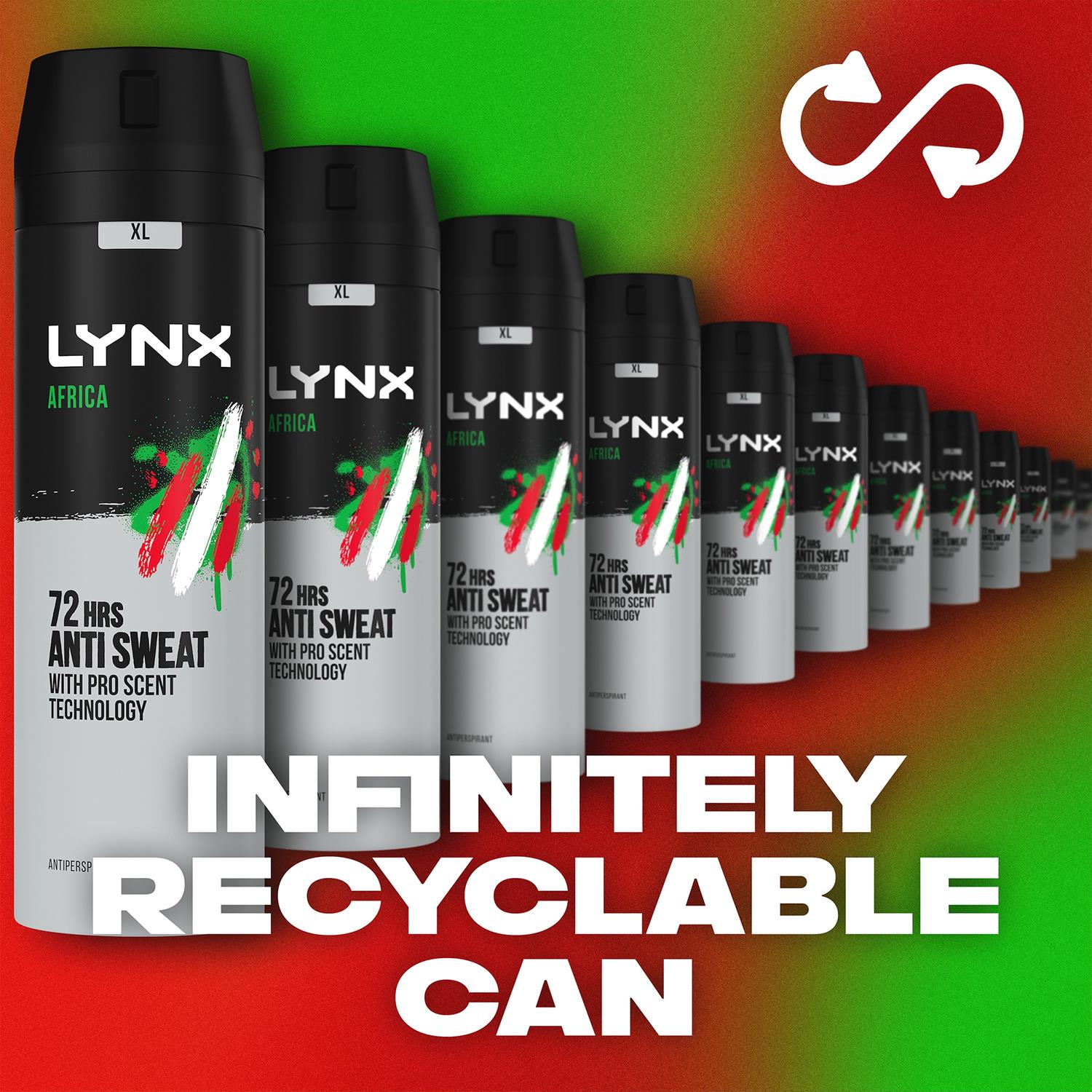 Lynx XL Anti-Perspirant 72-Hour Sweat Protection Deodorant 200ml, 30 Pack - Picture 16 of 60