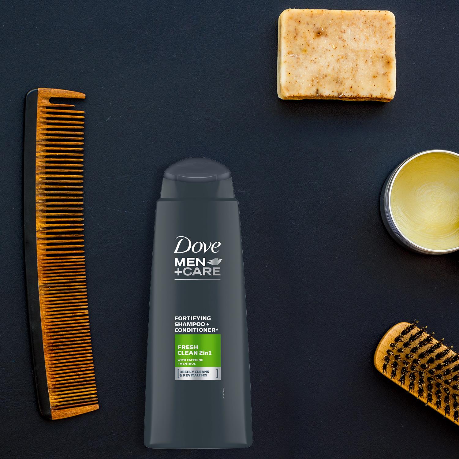 Dove Men+Care 2 in 1 Shampoo & Conditioner, Fresh Clean, 3x, 6x, or 12x 400ml - Picture 36 of 39