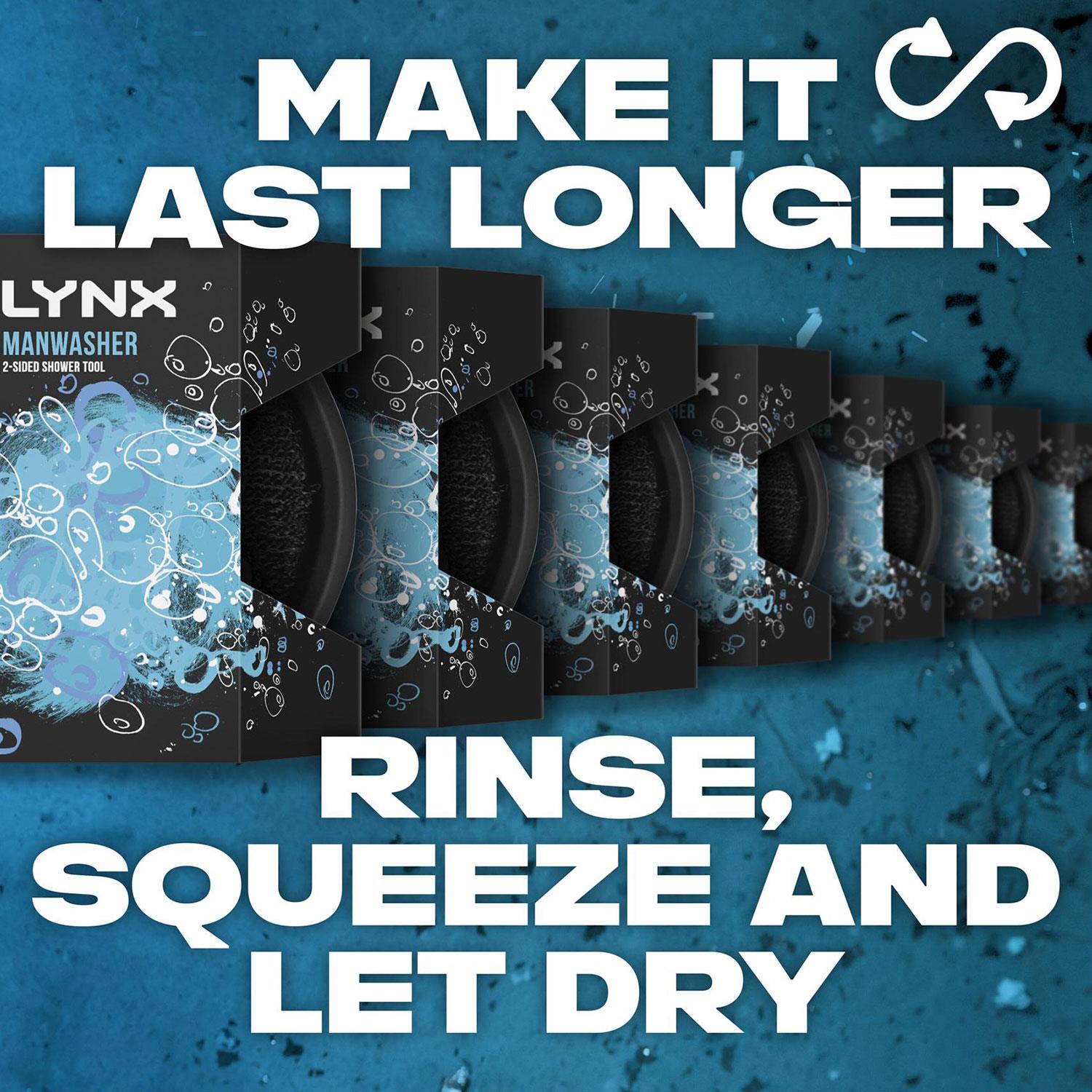 Lynx Manwasher 2-seitiges Duschwerkzeug mit zwei Scheueroptionen für eine bessere Reinigung - Bild 17 von 31