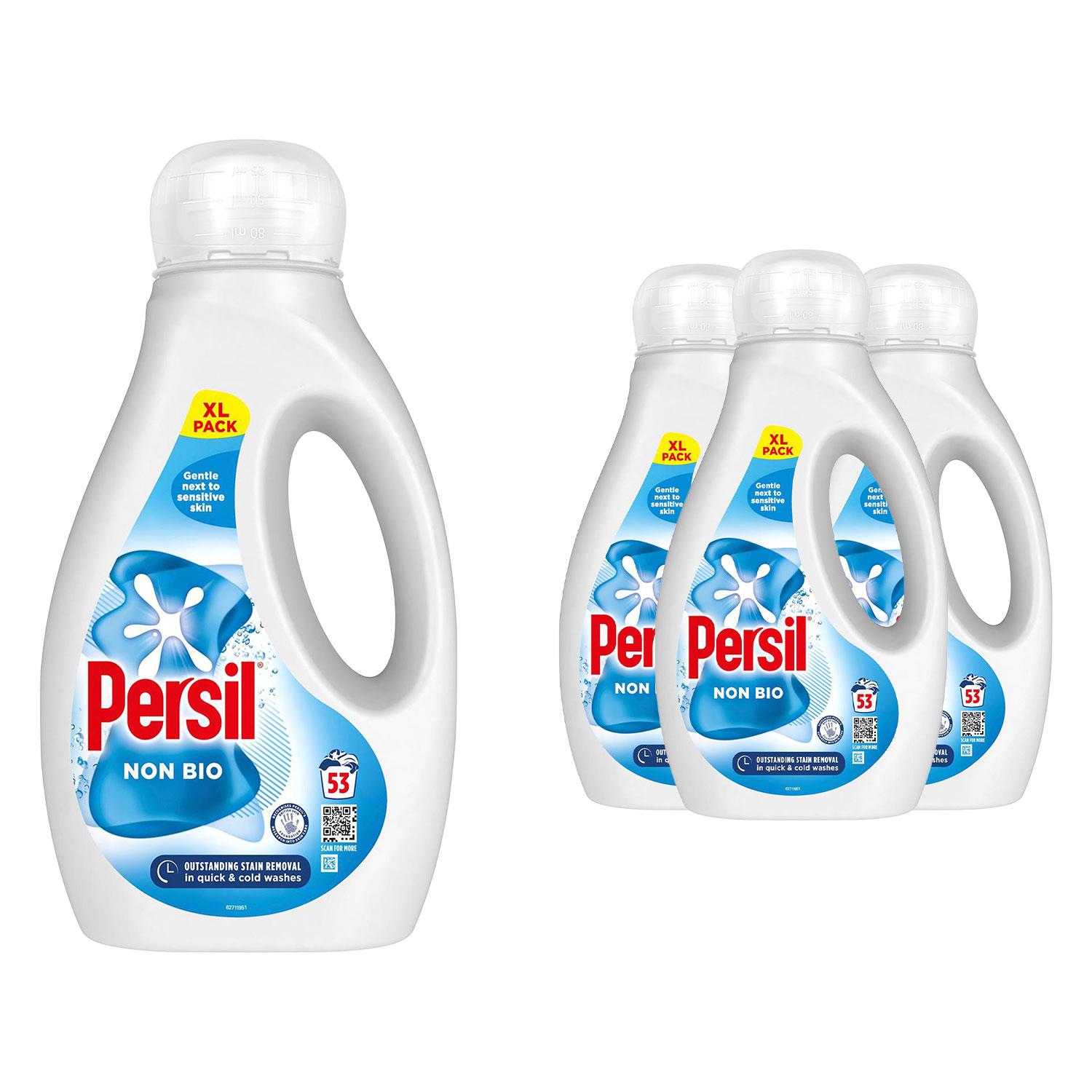 2x53W or 4x53W Persil Bio, NonBio, Colour Washing Liquid Detergent 1.431Litre - Picture 29 of 53