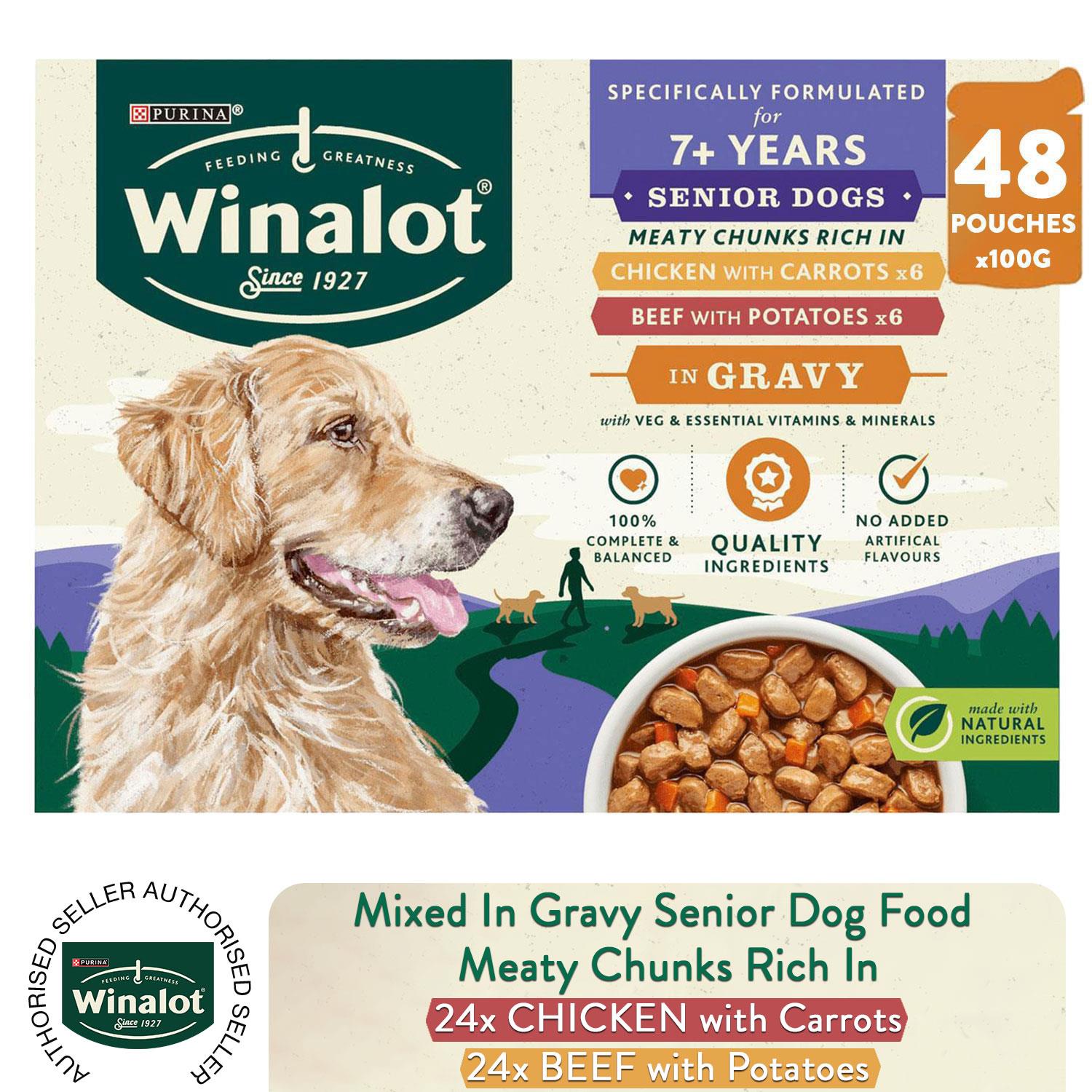 Winalot Mokra karma dla psów Mięsiste kawałki warzyw Mieszane w sosie - opakowania zbiorcze - Zdjęcie 8 z 28