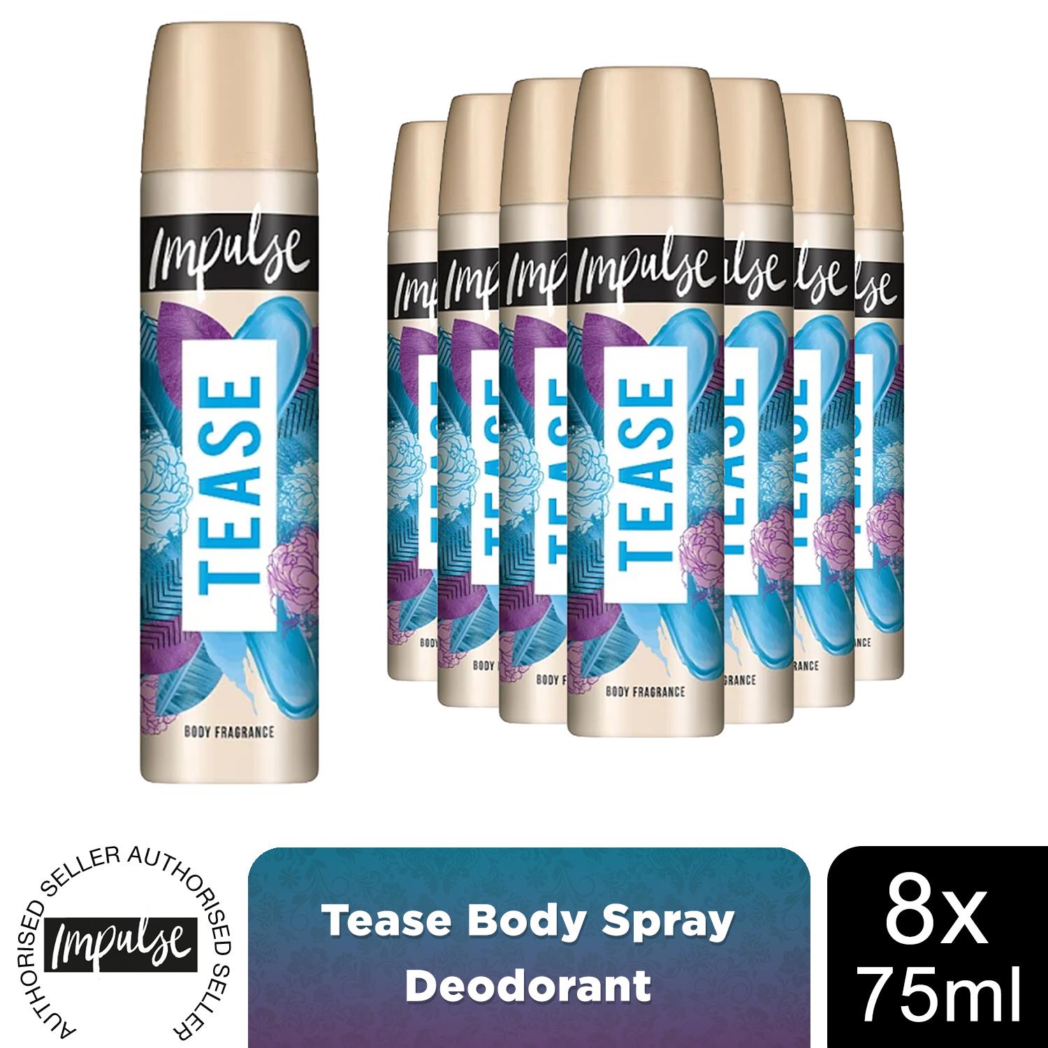 Impulse Body Spray Deodorant with Blend of Natural Scents 75ml, Multi-Packs - Picture 58 of 177