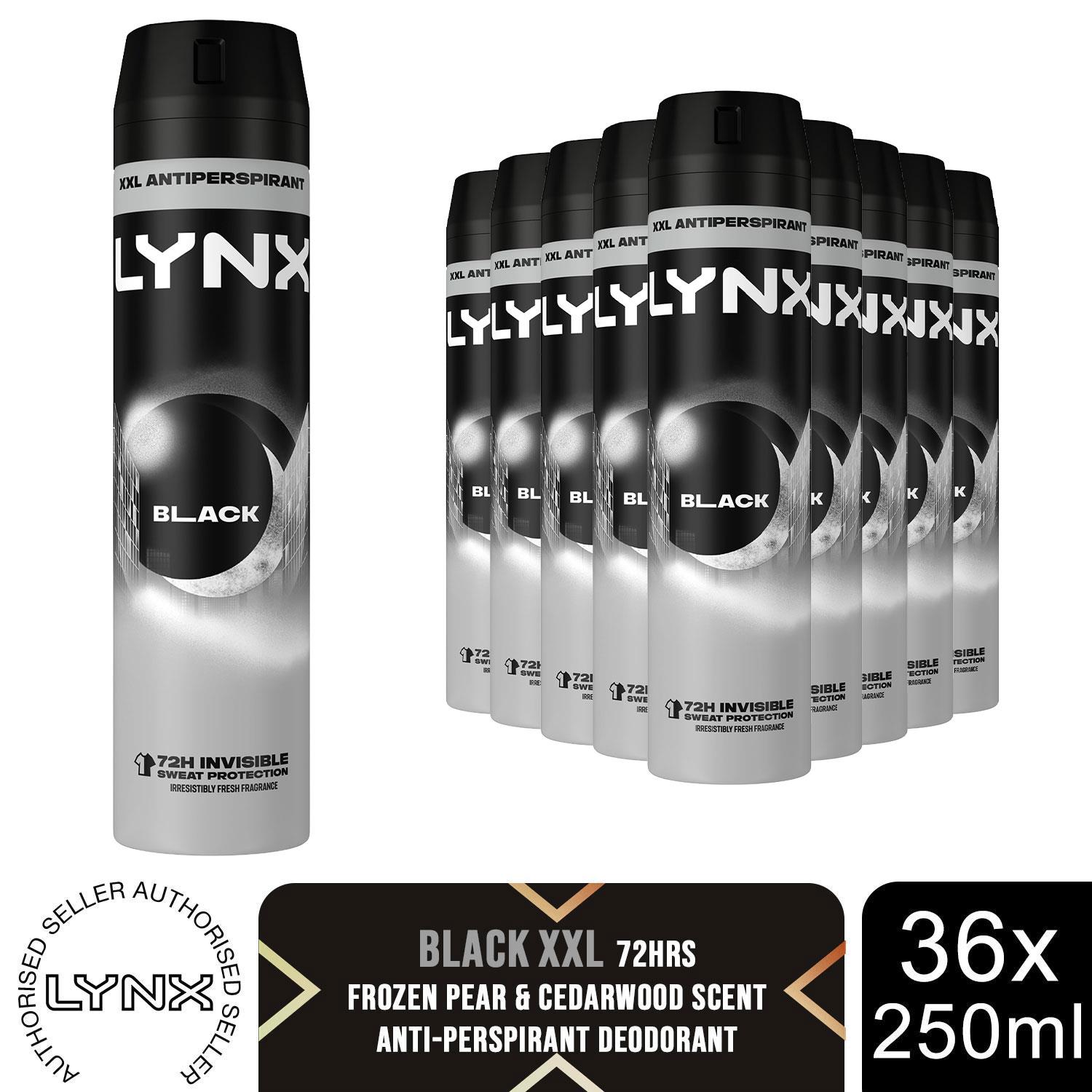 Lynx XXL Antitranspirant 72 Stunden Schweißschutz Deodorant Spray 250ml, 36er-Pack - Bild 23 von 79