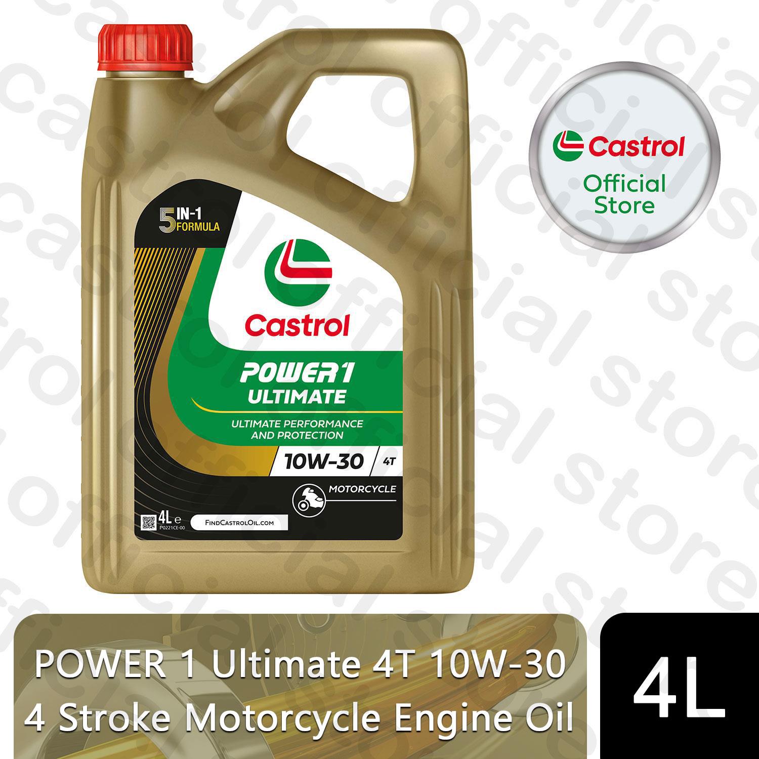 Castrol POWER 1 Ultimate 4T 10W-30 Motorcycle 4 Stroke Engine Oil, 1, 4, 5 or 8L - Picture 13 of 28