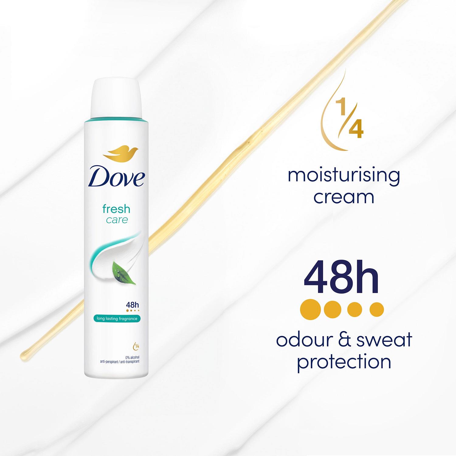 Dove Anti-Perspirant with 48H Sweat Protection Deodorant Spray 200ml, 3 Pack - Picture 37 of 56