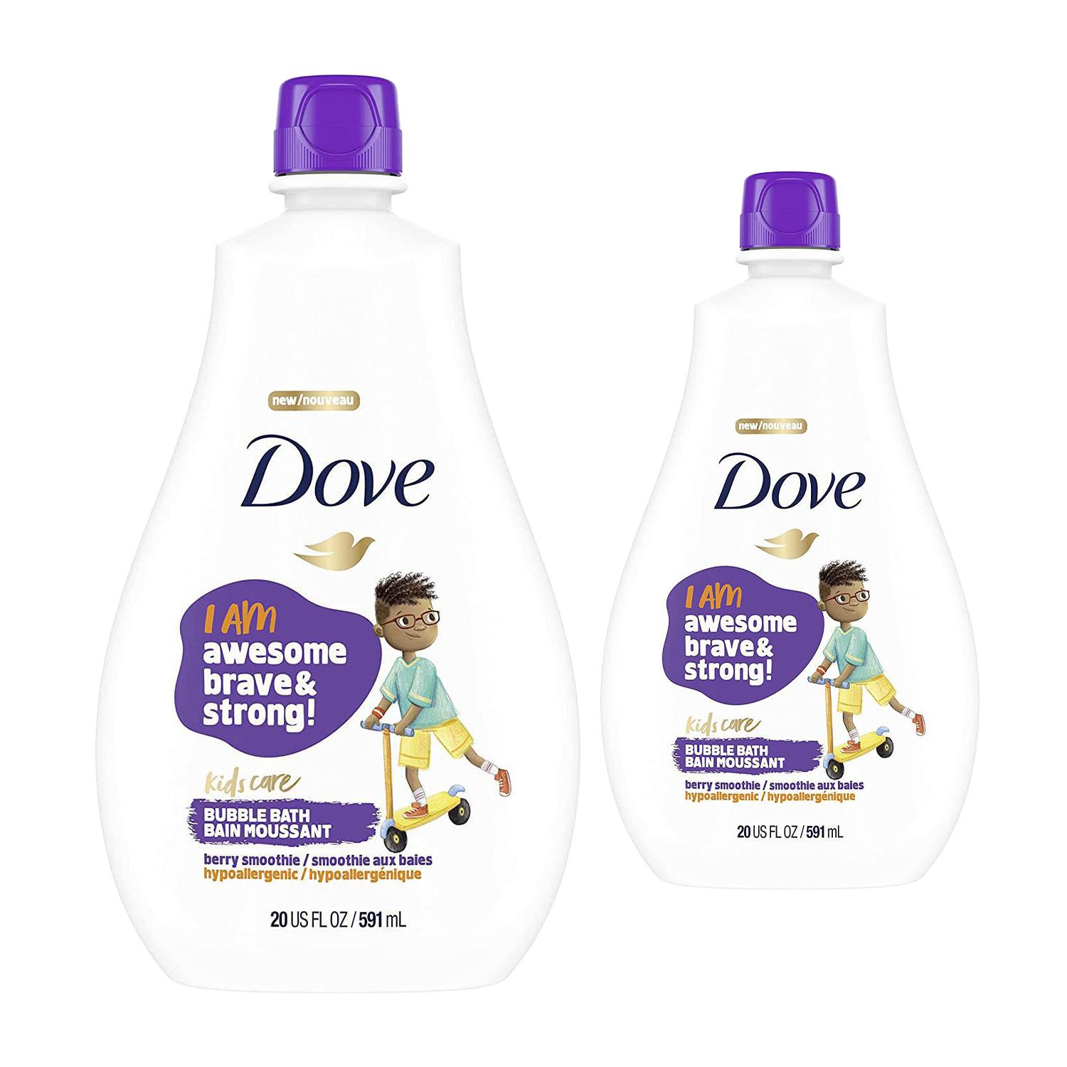 Dove Kids Care Hypoallergenic Foaming Body Wash 400ml or Bubble Bath 591ml, 2 Pk - Picture 19 of 54