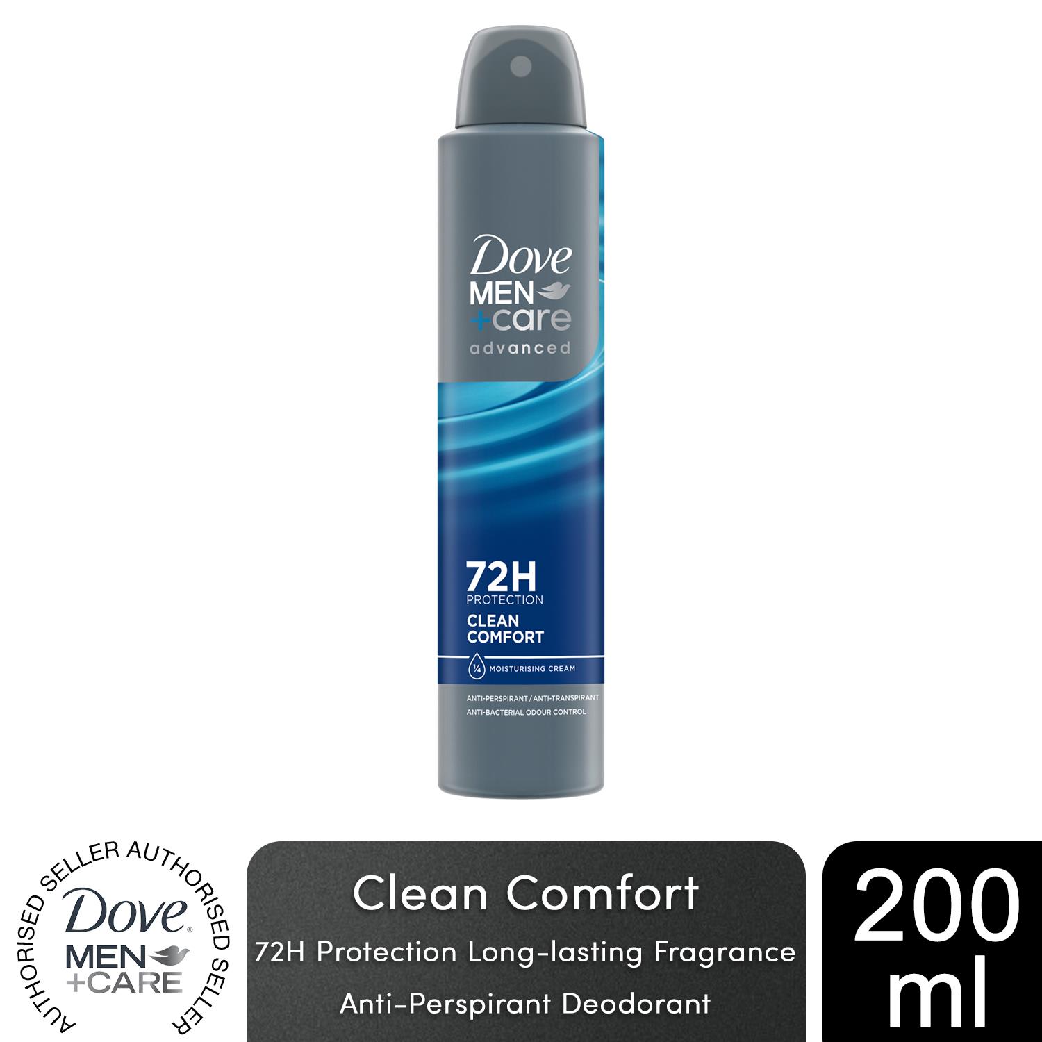 Dove Anti-Perspirant Men+Care Advanced 72H Protection Deodorant, 200ml - Picture 30 of 401