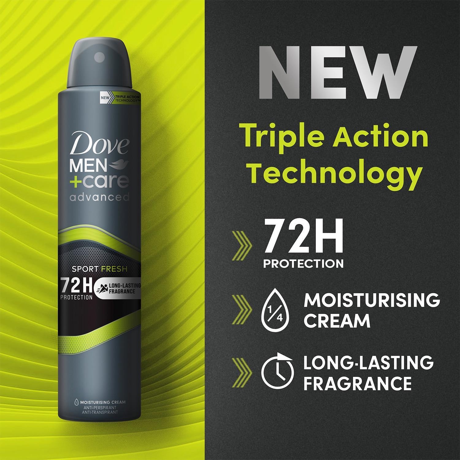 Dove Anti-Transpirant Men+Care Advanced 72H Protection Deodorant 200ml, 30er Pack - Bild 70 von 77