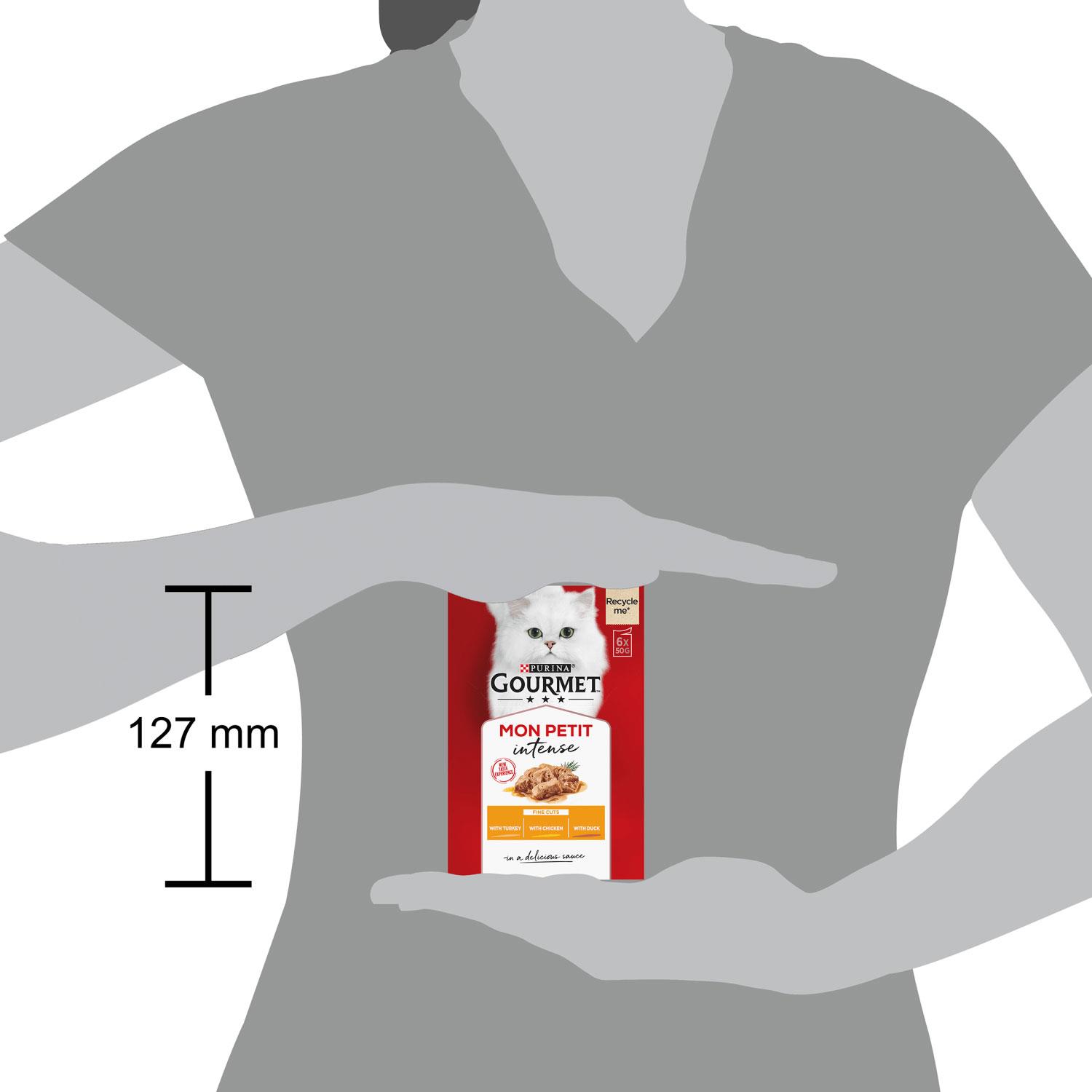 96 x 50g Gourmet Katzen-Nassfutter Mon Petit Fisch oder fleischige Sorte - Bild 16 von 21