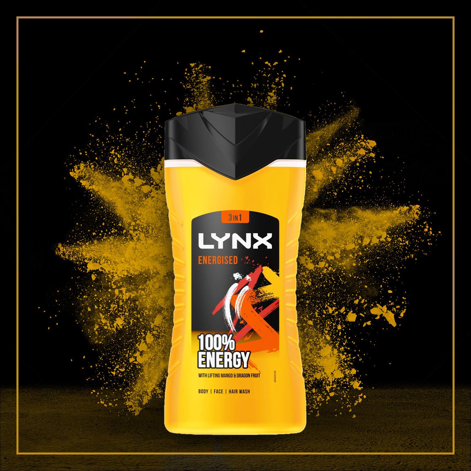 6pk of 225ml Lynx 12hrs Refreshing Fragrance Shower Gels with 100