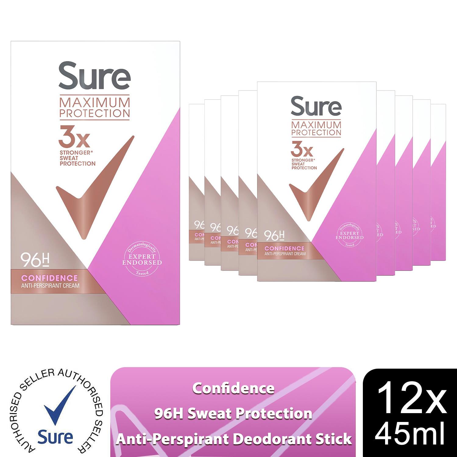 Sure Women Maximum Protection Anti-Perspirant Deodorant Cream, 45ml - Picture 109 of 142