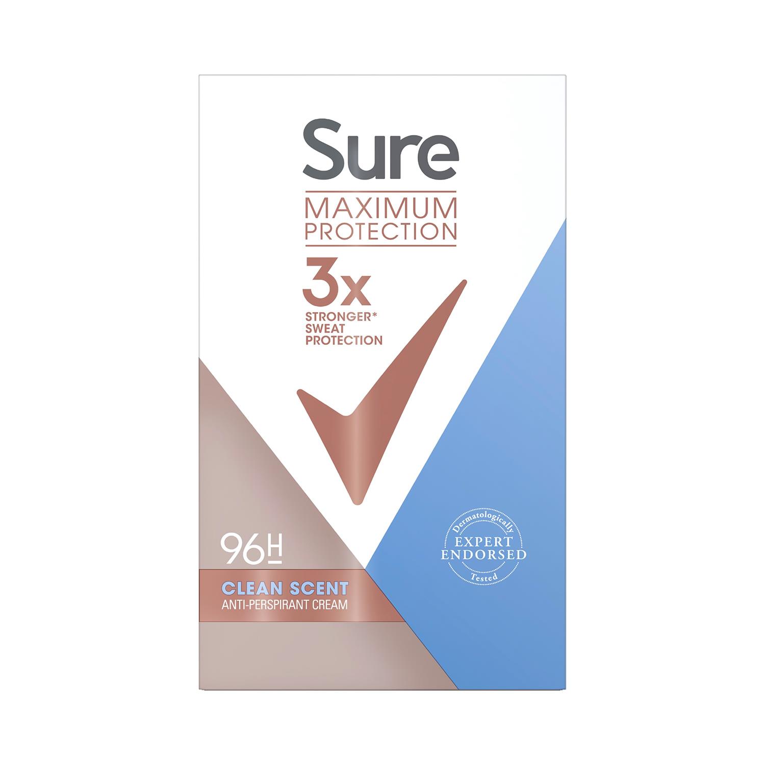 Sure Women Maximum Protection Anti-Perspirant Deodorant Cream, 45ml - Picture 107 of 142