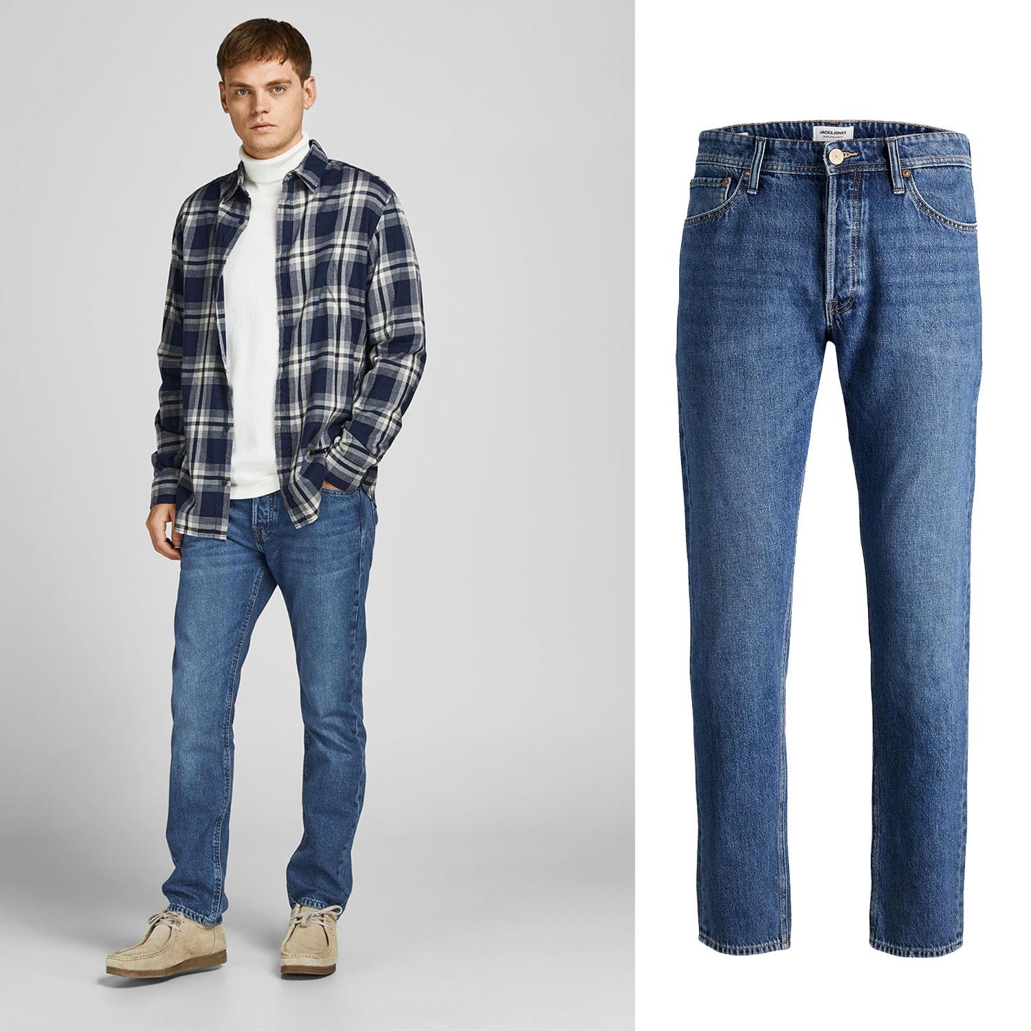 Pantalones de mezclilla azul Jack & Jones para hombre de ajuste cómodo - Imagen 58 de 66