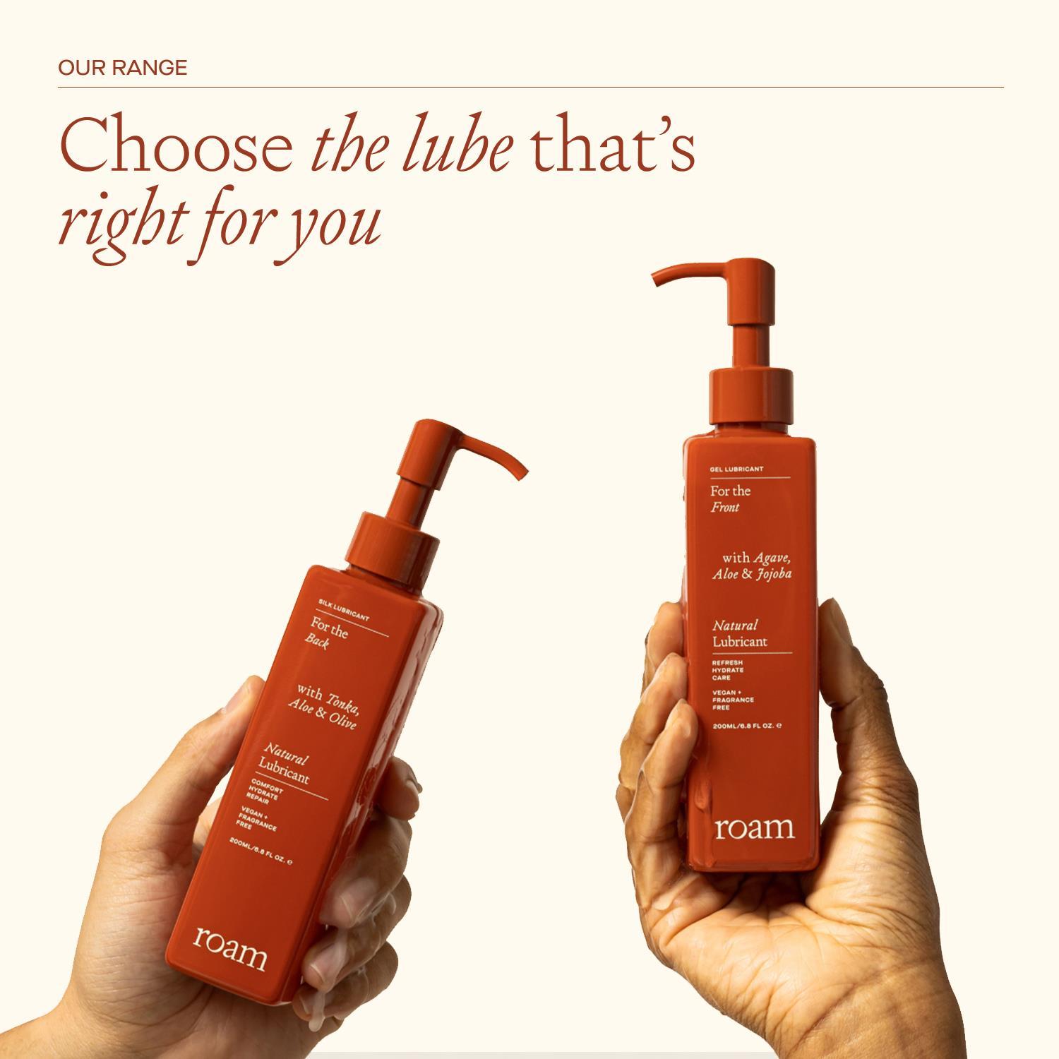 2x Roam Front / Back Water Based Lube for Intense Sex 100% Natural & Vegan 200ml - Picture 27 of 33