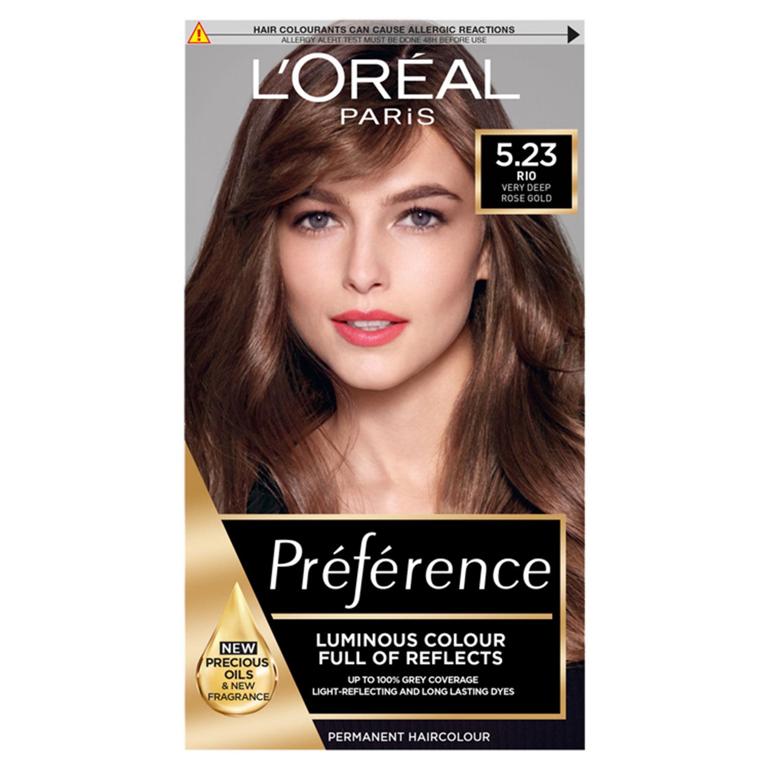 1Pk or 2Pk LOreal Paris Preference permanent hair dye,optimal grey hair