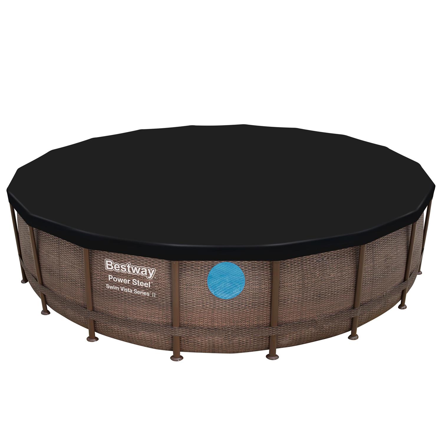 Bestway Range of PVC Round Pool Covers for Fast Set, Steel Pro or Steel