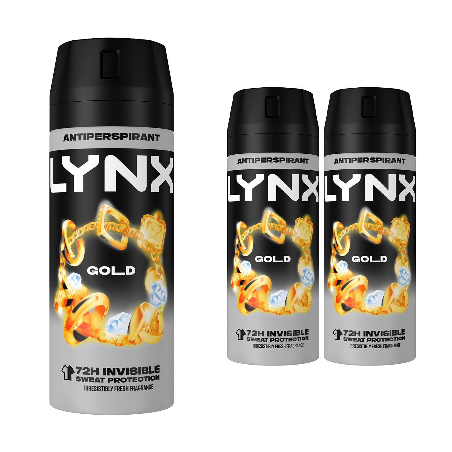 Lynx 72H Anti Sweat Body Spray Africa/Gold/Black/Dark Temptation, 3x or 6x 150ml - Picture 17 of 49