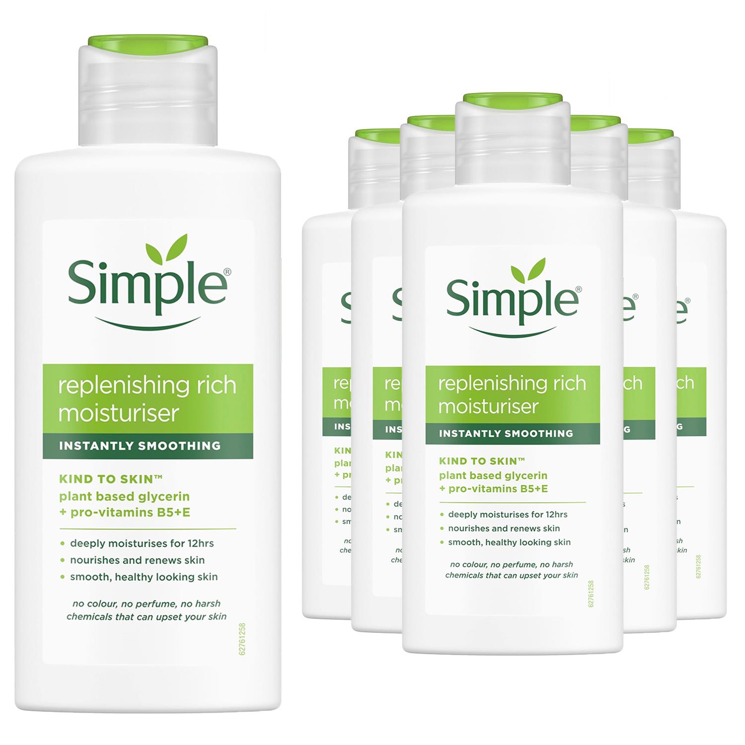 3xor6x 125ml Simple KindtoSkin 12H Moisturisation Replenishing Rich Moisturiser - Picture 30 of 30