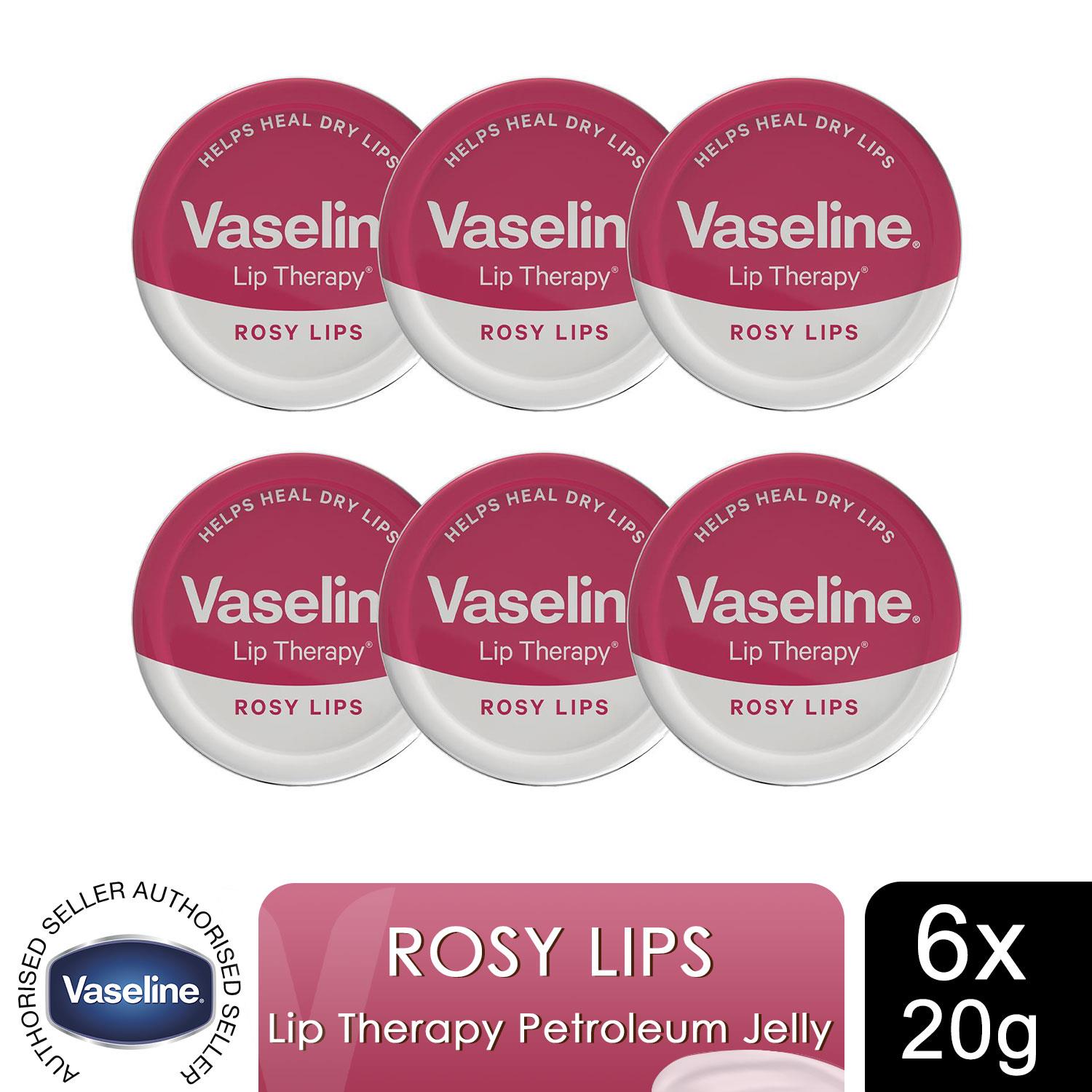 Vaseline Lip Therapy Petroleum Jelly, Rosy Lips/Aloe Vera/Original/Cocoa, 20gm - Picture 82 of 91