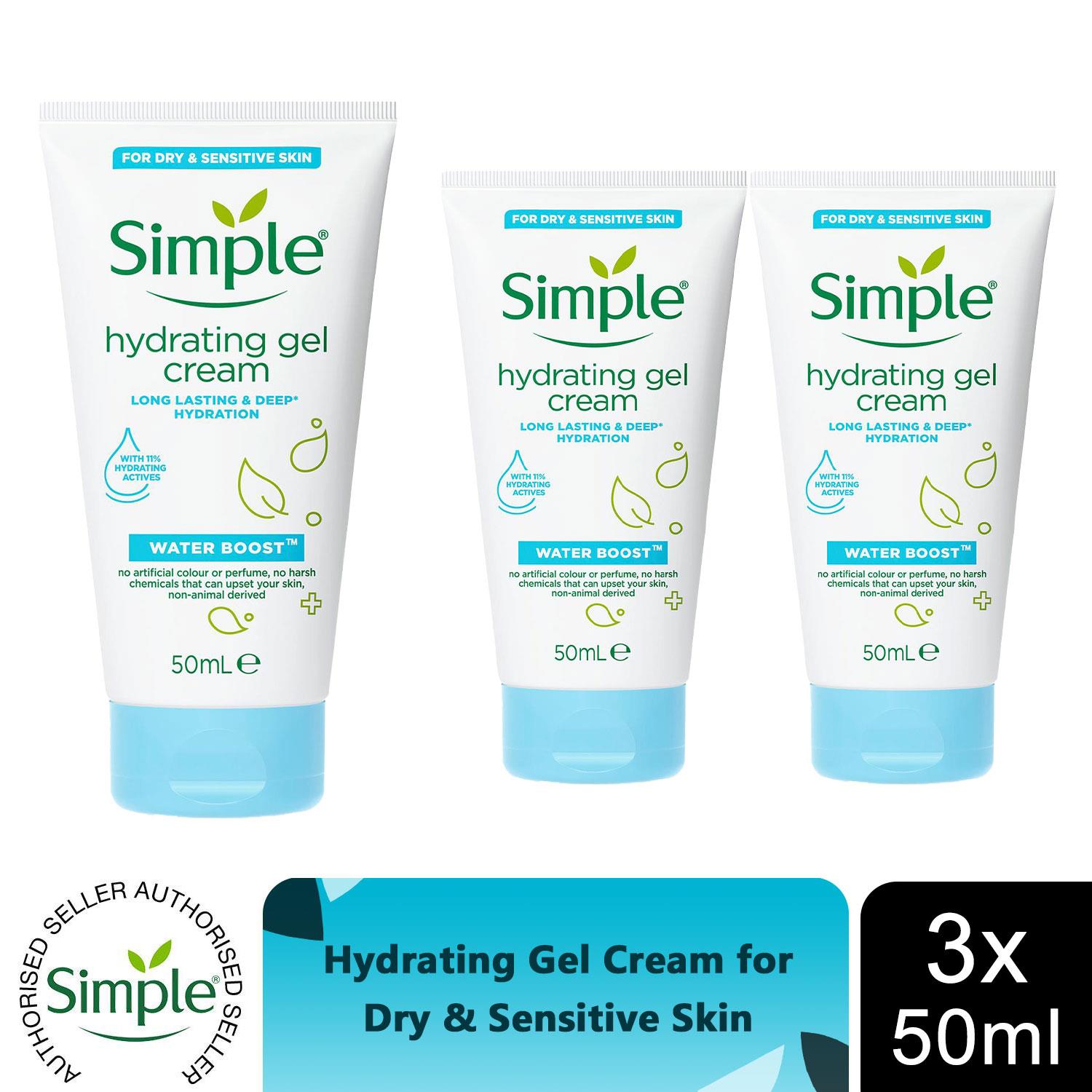 Simple Water Boost Hydrating Moisturisers, Cleanser & Face Mask For Dry Skin - Picture 11 of 89