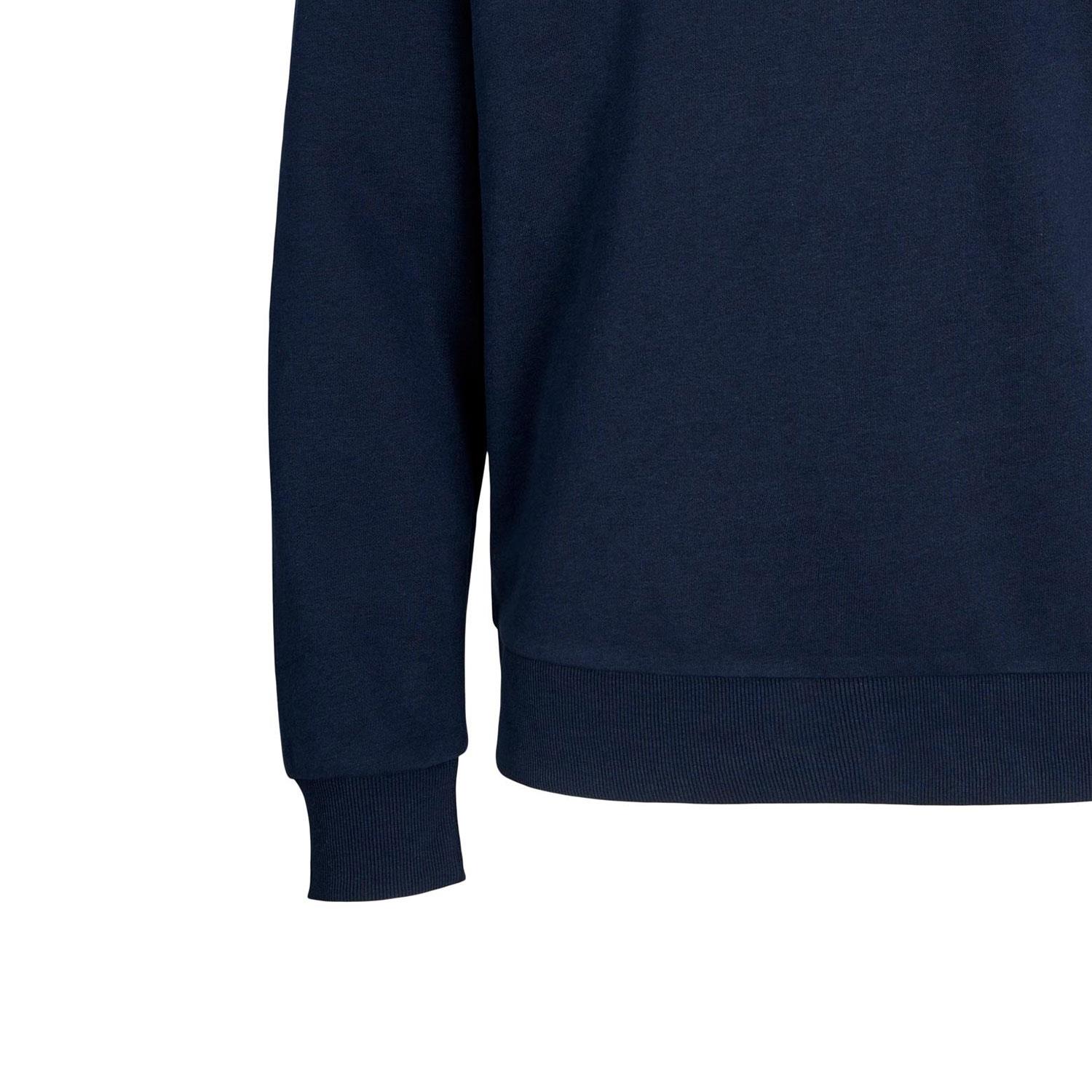 Jack & Jones Sweatshirt Crew Neck & Long Sleeve T-shirt for Men Navy Blazer - Picture 9 of 12
