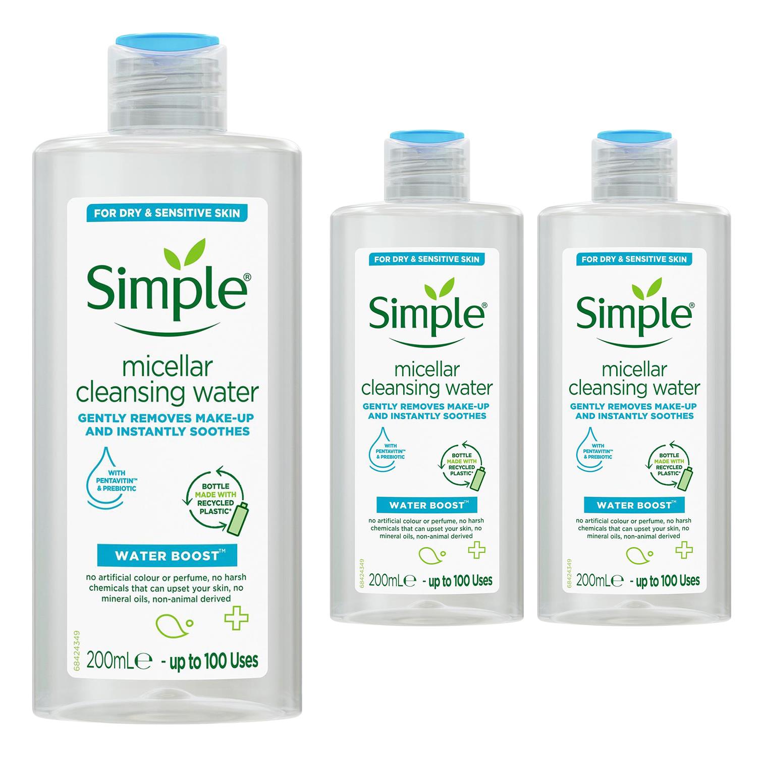 Simple Water Boost Hydrating Moisturisers, Cleanser & Face Mask For Dry Skin - Picture 48 of 89
