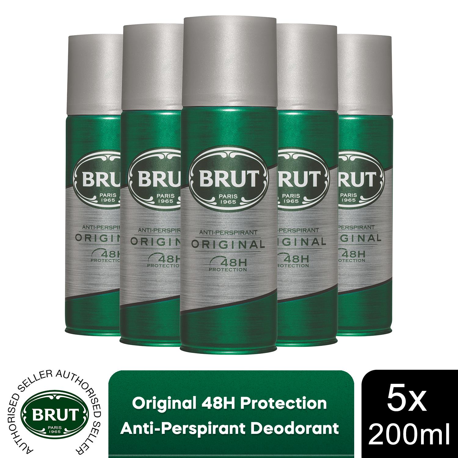 Brut Original Men's Anti-Perspirant Deodorant with Distinctive Fragrance, 200ml - Picture 14 of 33