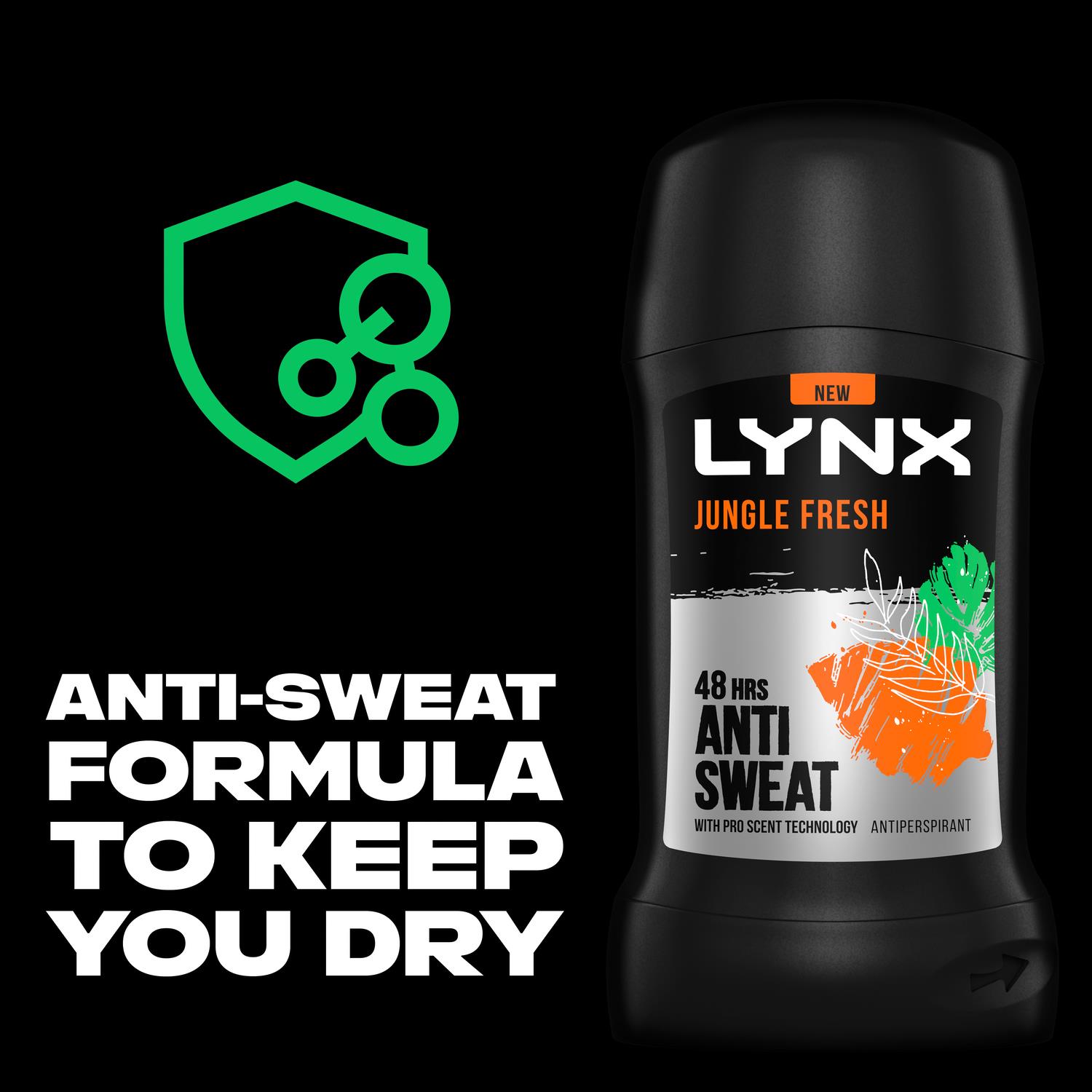 Lynx Deodorant Stick with 48Hrs or 72Hrs of Freshness 50ml, 3 Pack - Picture 41 of 47