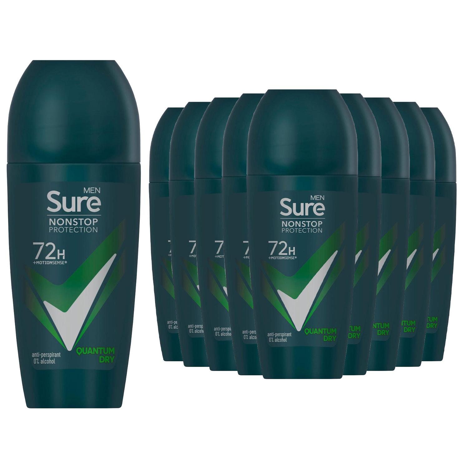 Sure Men Antiperspirant Deodorant Roll On 72H Nonstop Protection 50ml, 24 Pack - Picture 30 of 44