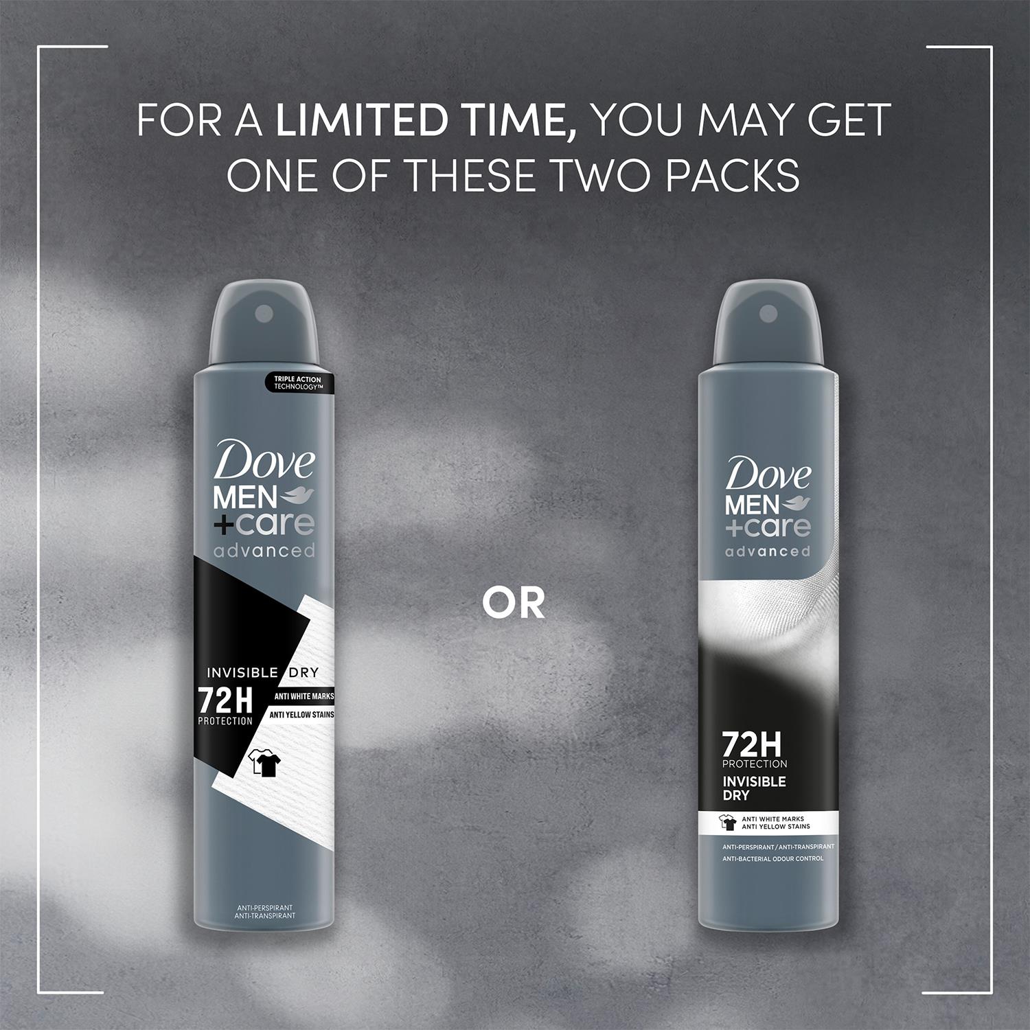 Dove Anti-Perspirant Men+Care Advanced 72H Protection Deodorant 200ml, 3 Pack - Picture 47 of 78