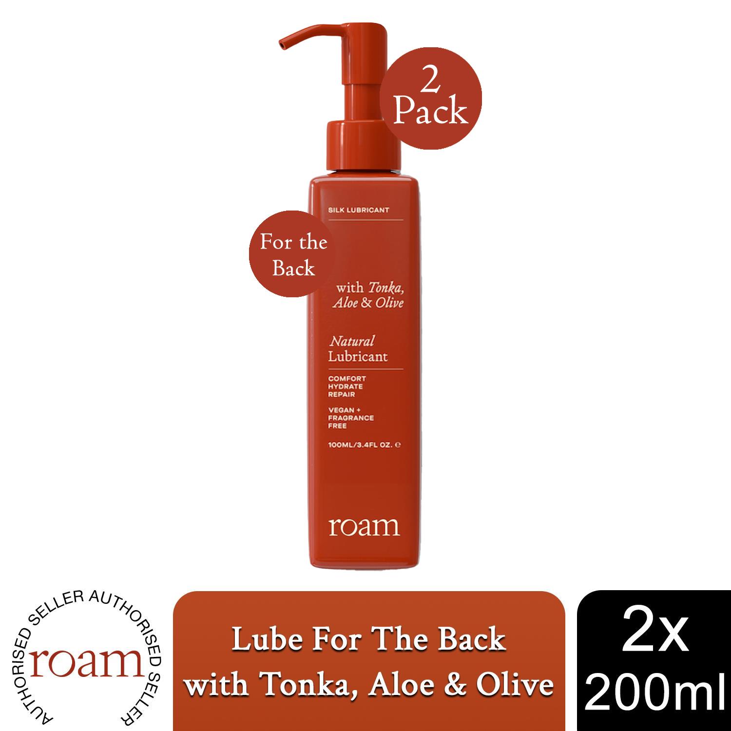 2x Roam Front / Back Water Based Lube for Intense Sex 100% Natural & Vegan 200ml - Picture 10 of 33