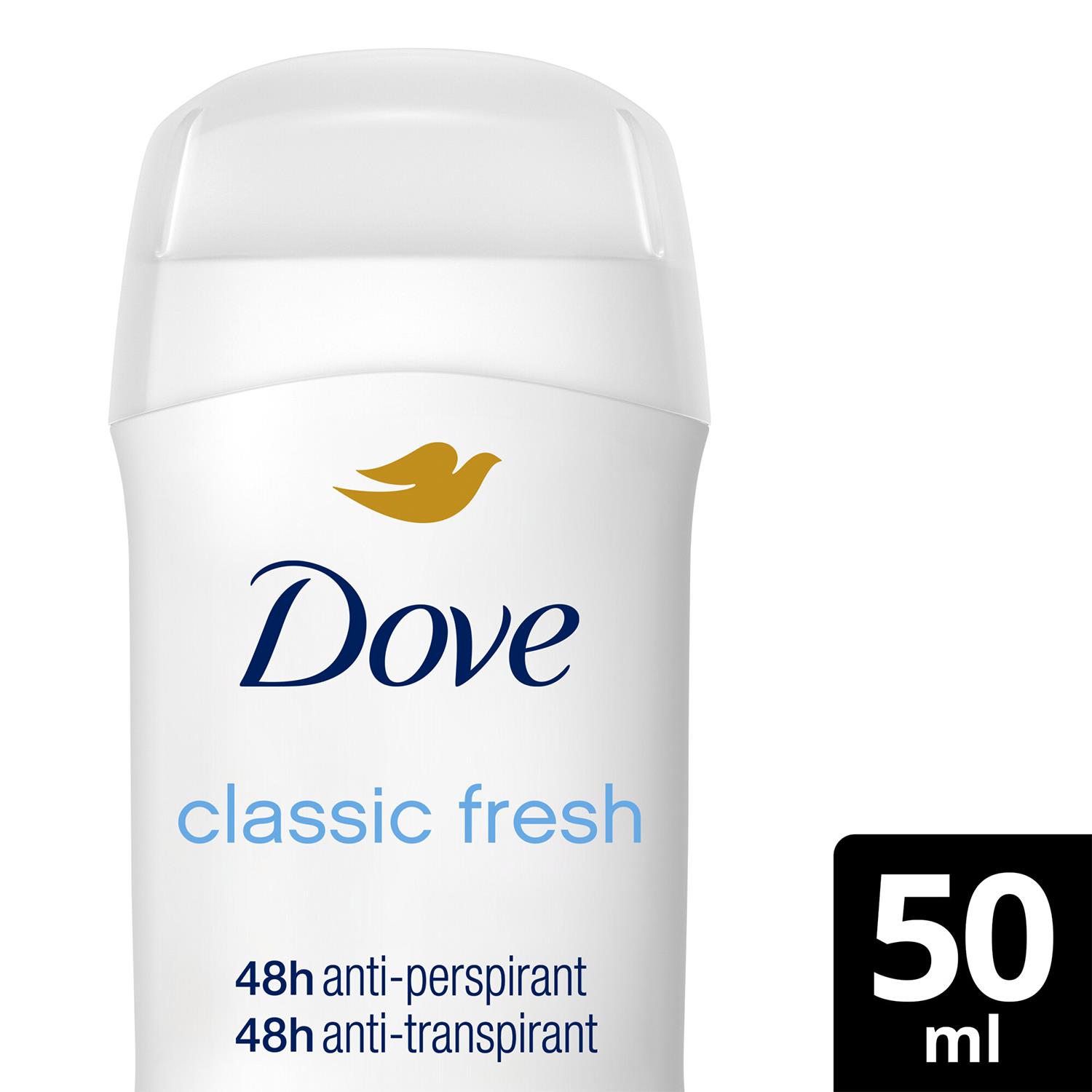 Dove Women Anti-Perspirant Deodorant Stick with 48H Sweat Protection, 50ml - Picture 80 of 141