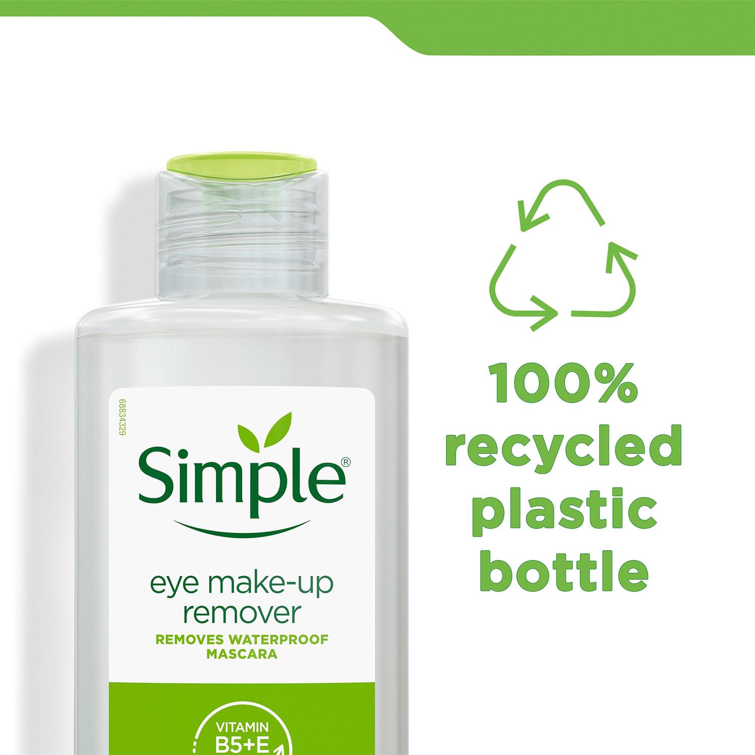Simple Kind to Skin Eye Make-up Remover for All Skin Types, 125ml, 6 or 12pk - Picture 8 of 23