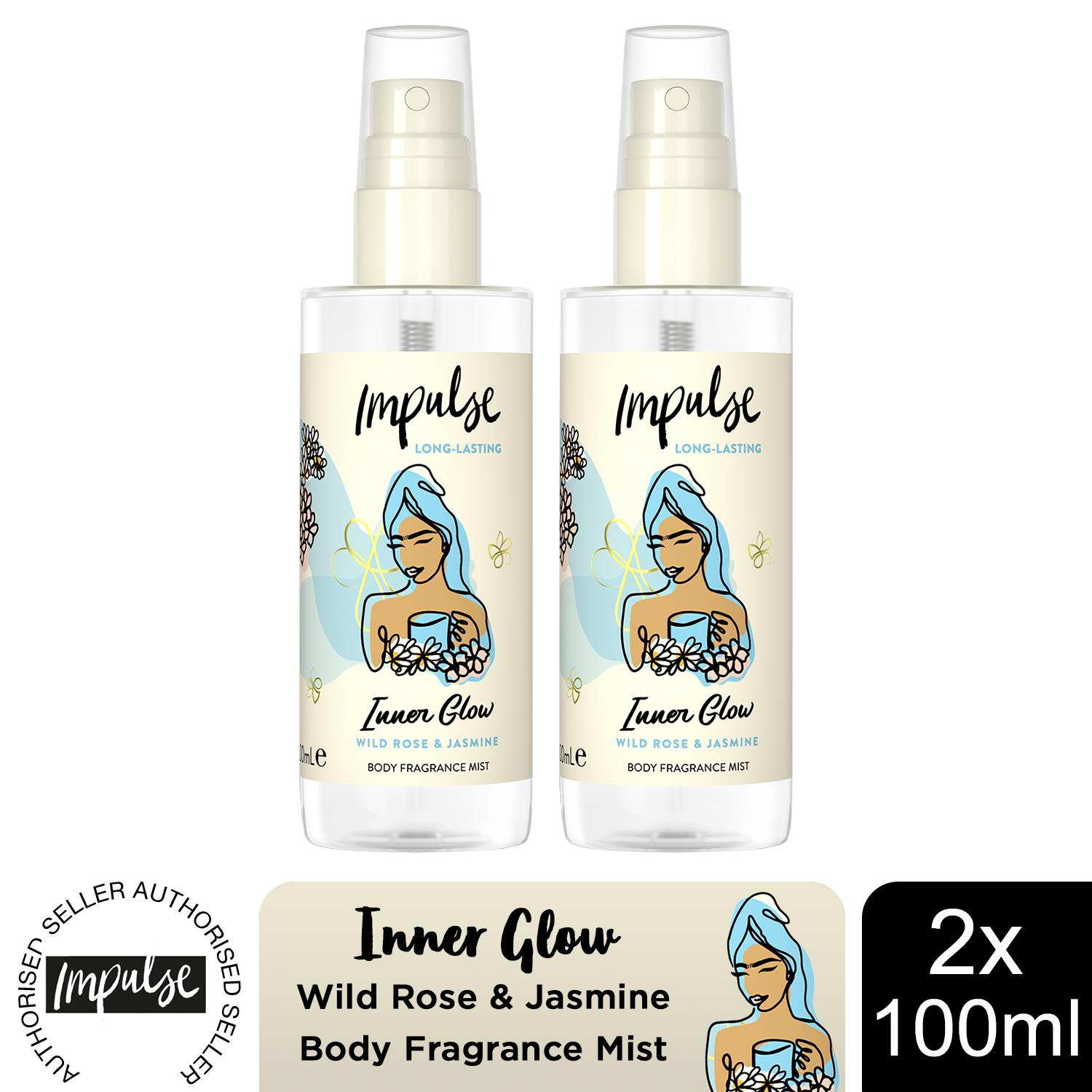 Impulse Body Mist with Long Lasting Fresh Fragrance Range for Women 2 Pack,100ml - Picture 29 of 61